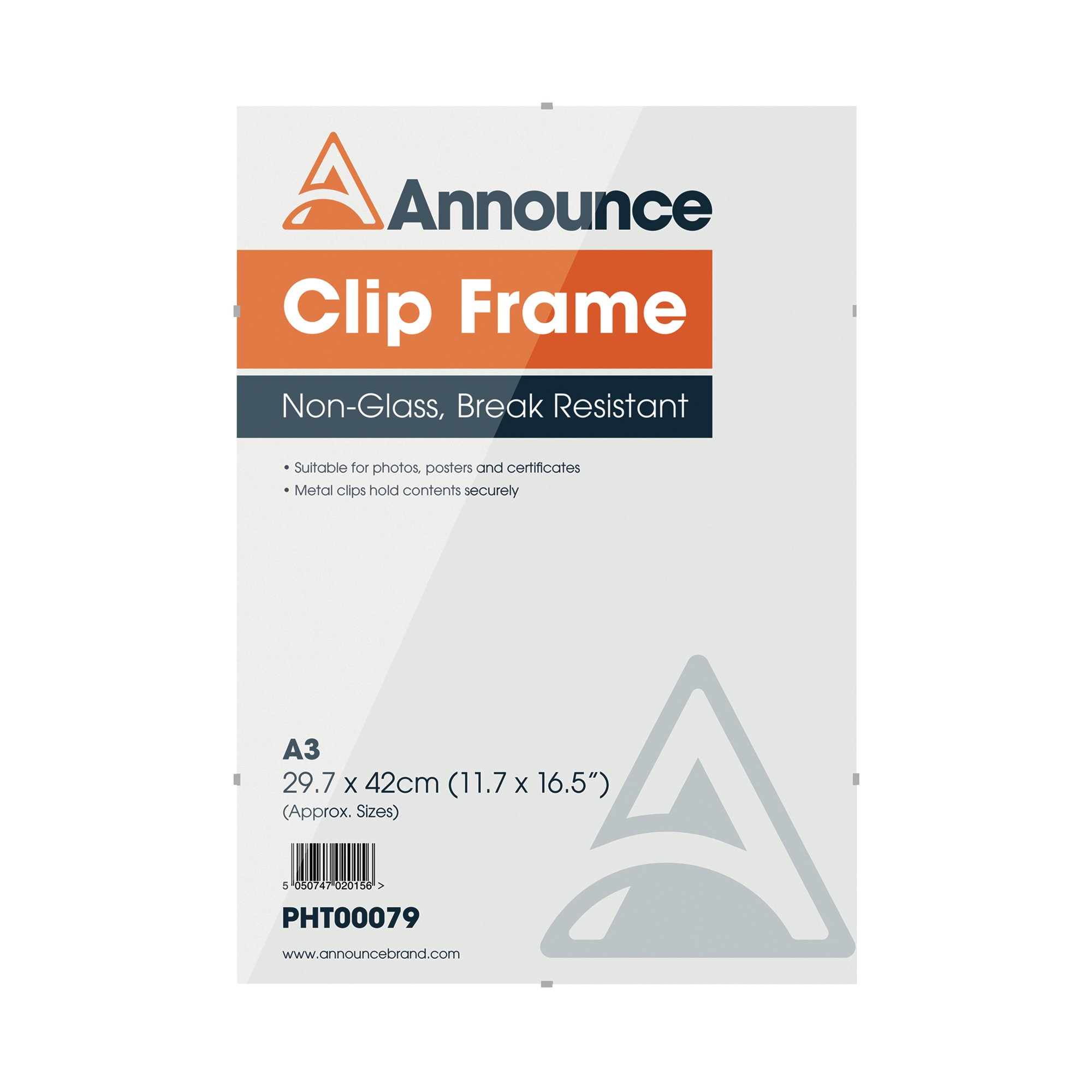ANNOUNCE A3 METAL CLIP FRAME
