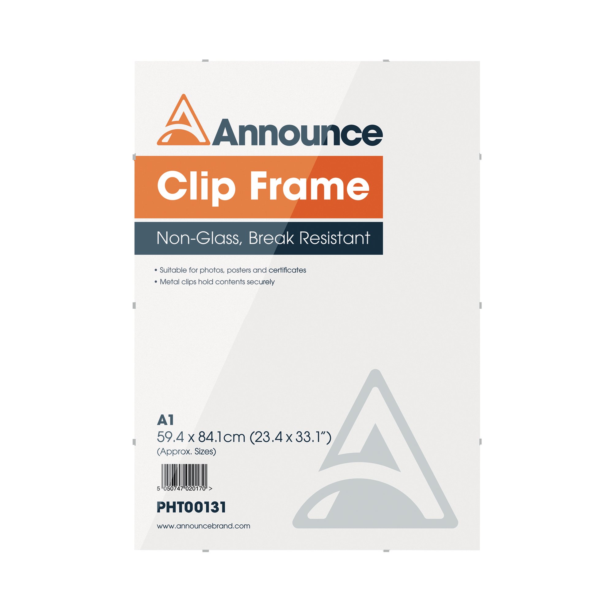 ANNOUNCE A1 METAL CLIP FRAME