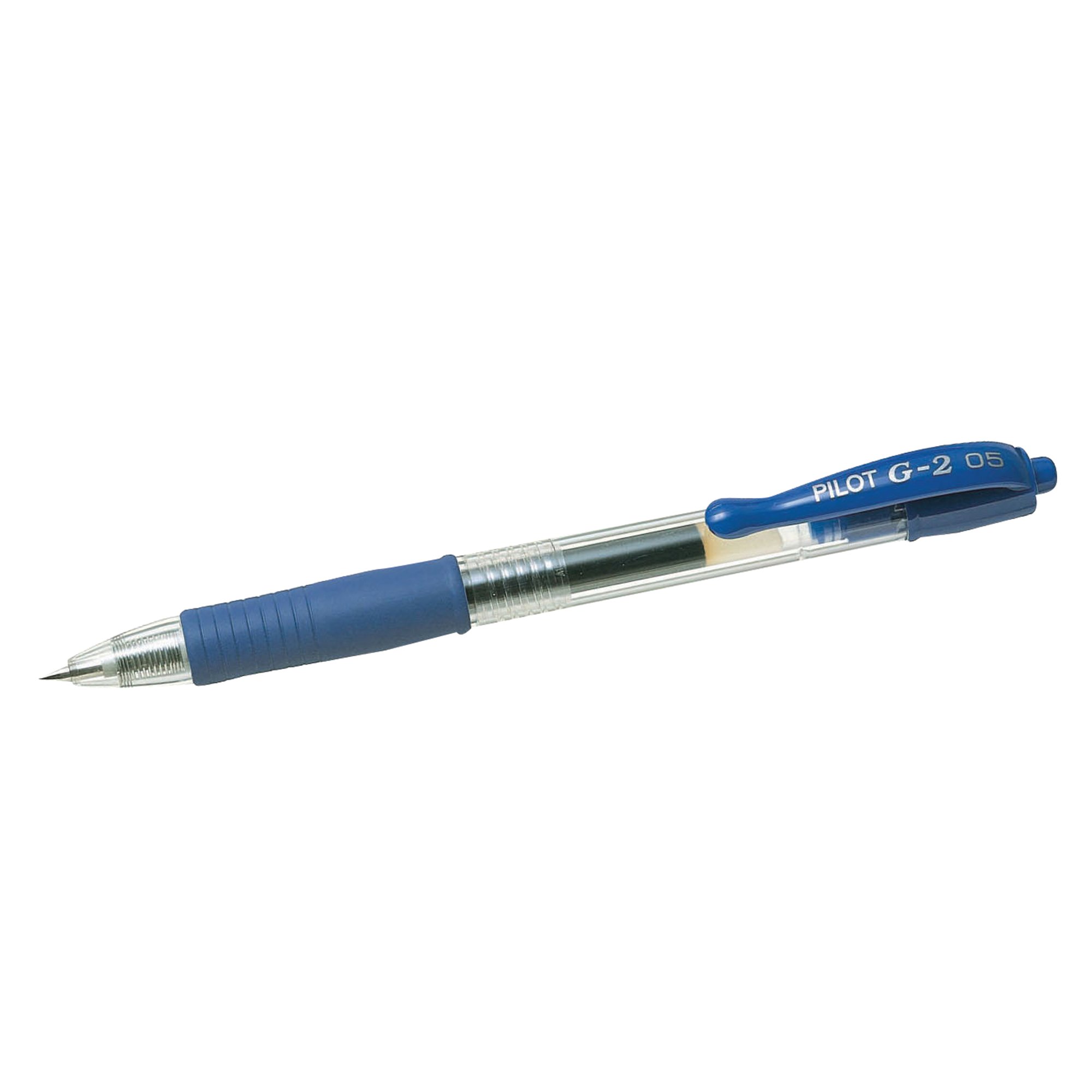 PILOT G205 RETRACT GEL PEN BLUE PK12