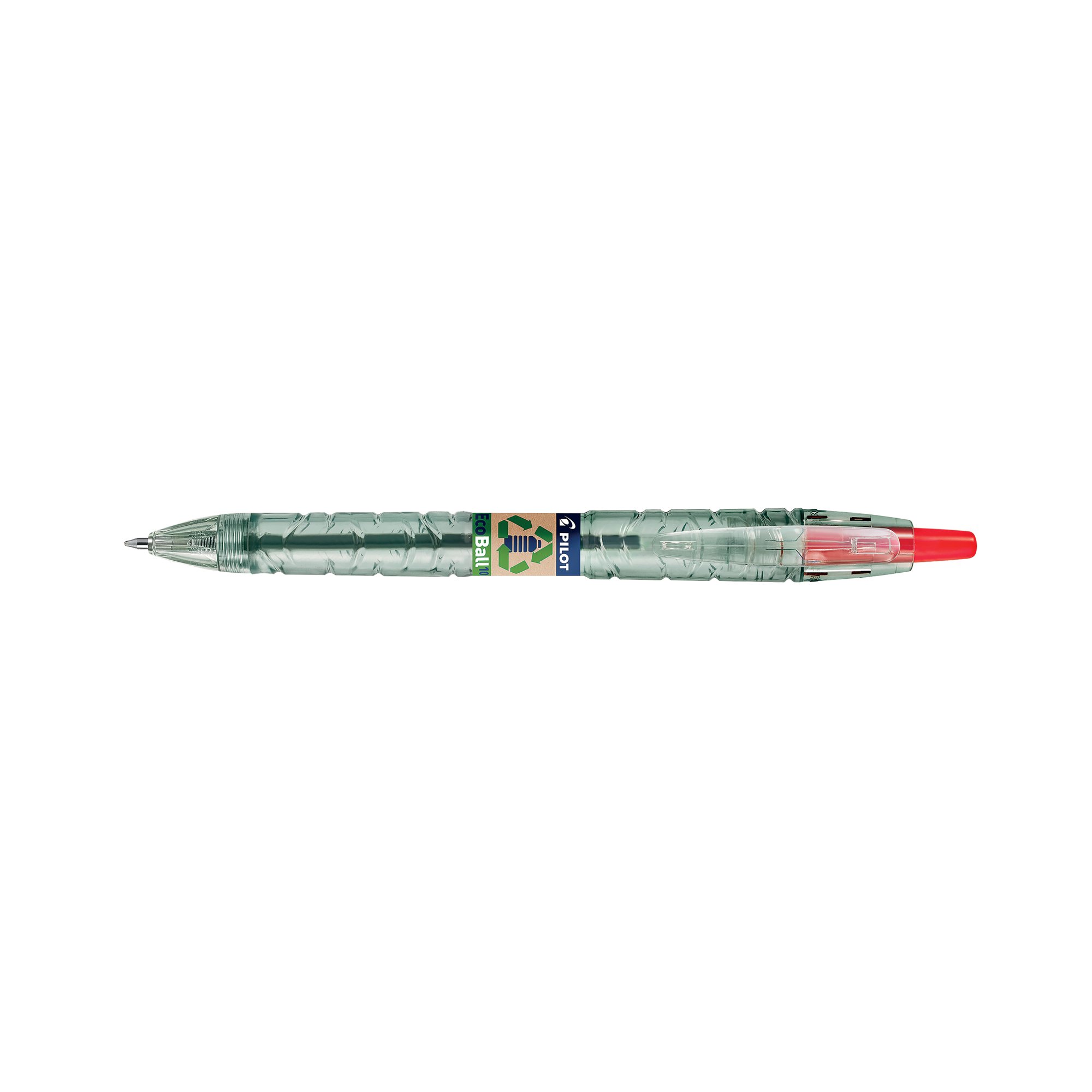 PILOT B2P ECOBALL BALLPOINT RED PK10