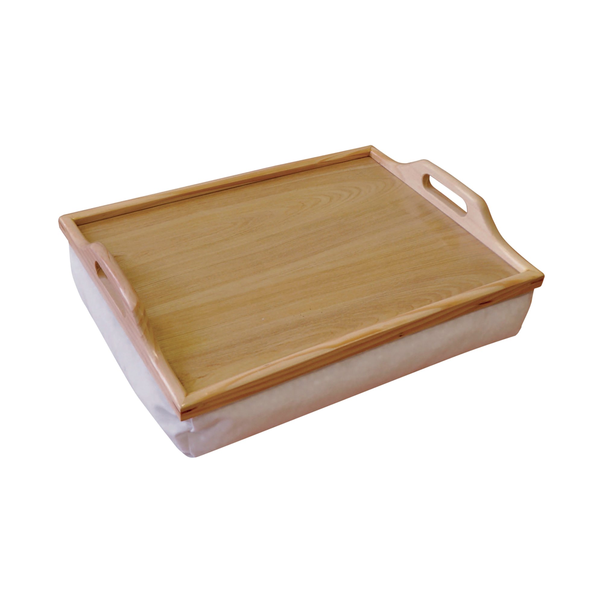 AIDAPT WOODEN LAP TRAY WITH CUSHION