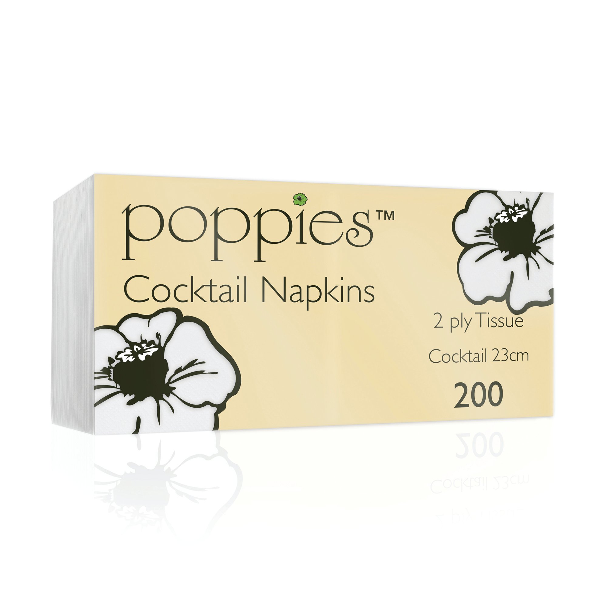 POPPIES COCKTAIL NAP WHT PK2000