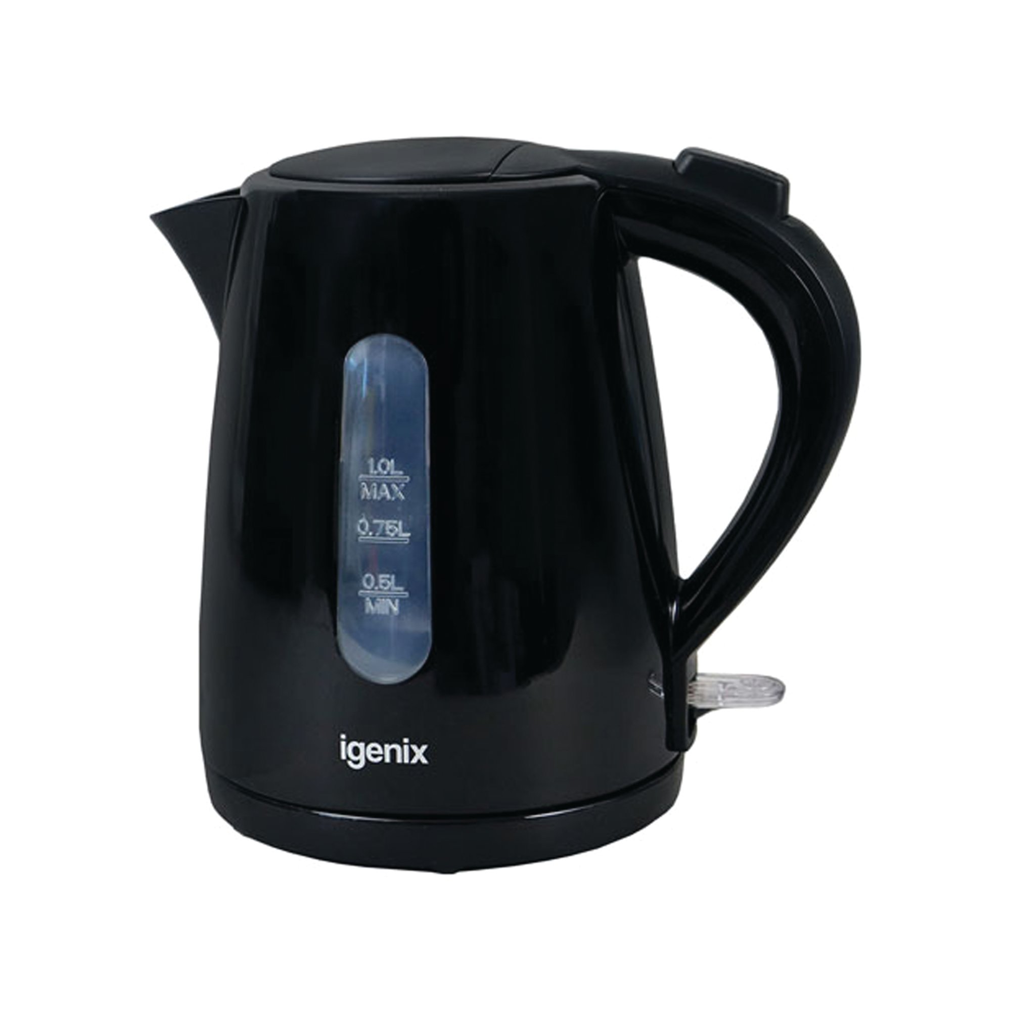 IGENIX CORDLESS JUG KETTLE 1L BLACK