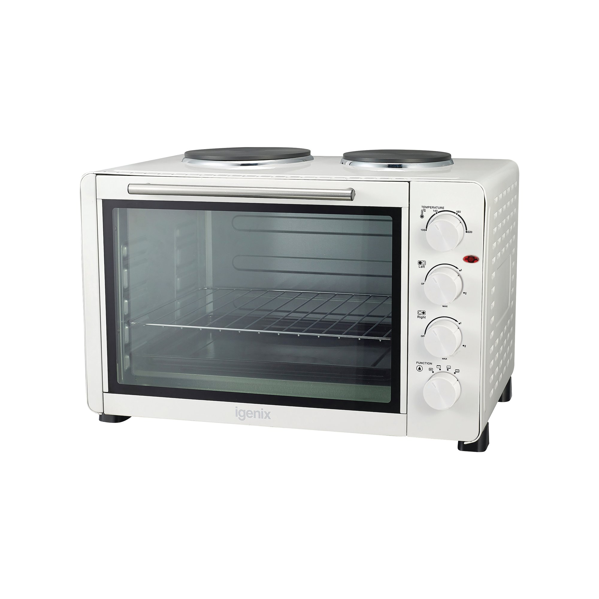 IGENIX ELEC MINI OVEN WTH 2 HOTPLATE