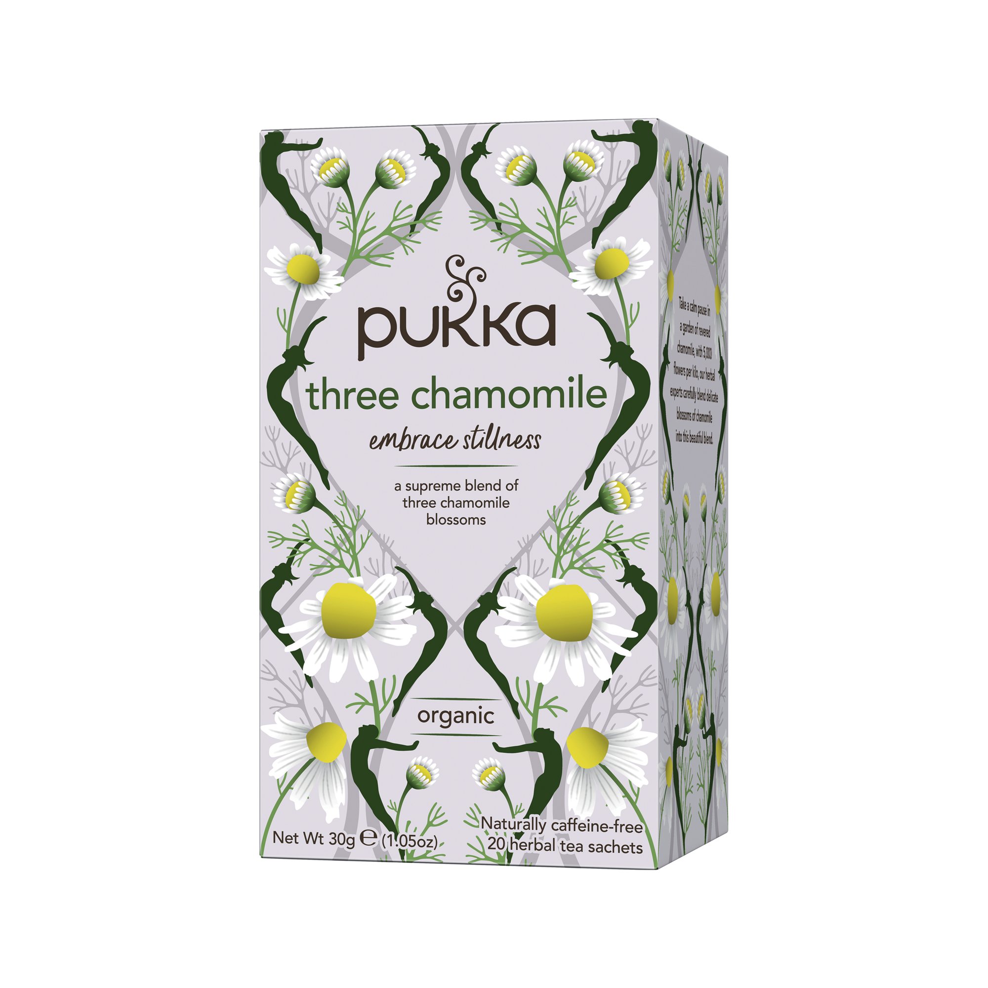 PUKKA THREE CHAMOMILE TEA BAGS PK20