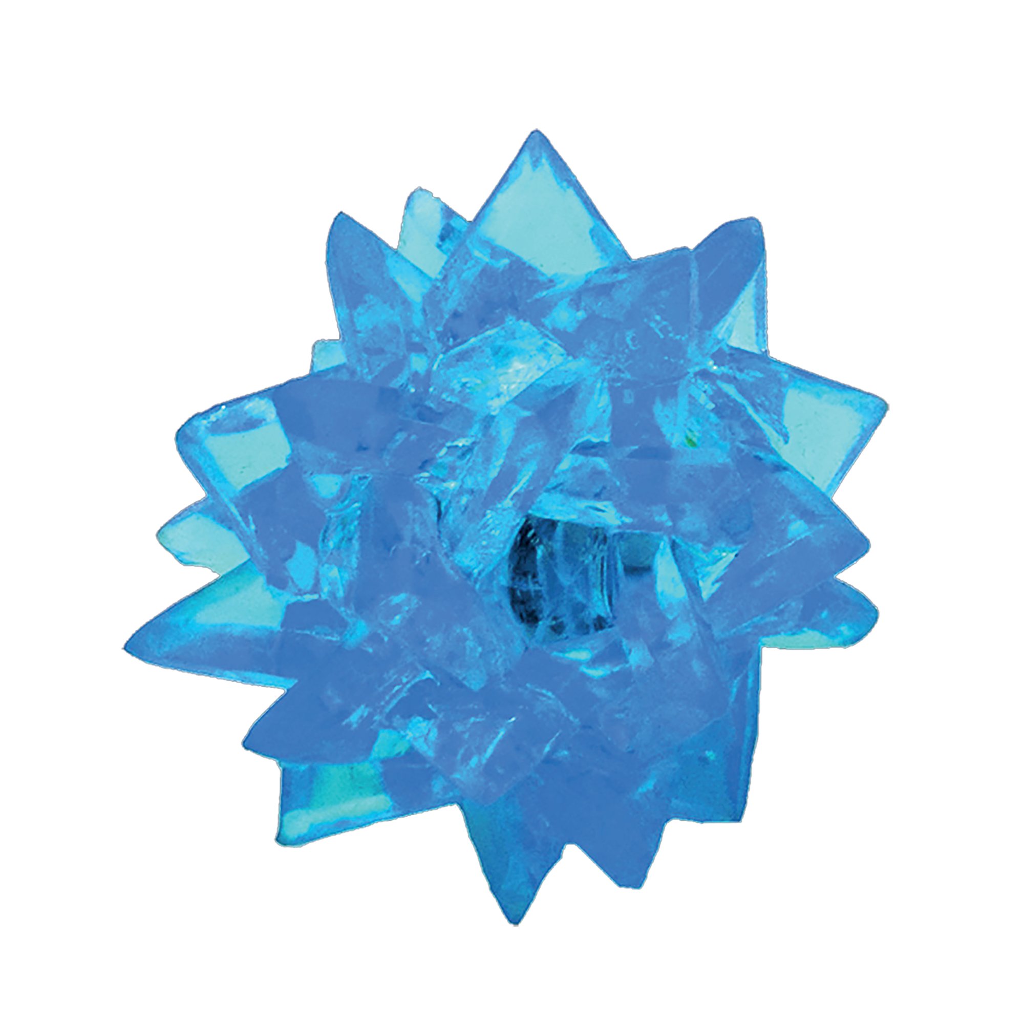 FLASHING CRYSTAL SHAPE BALL LGT 60MM