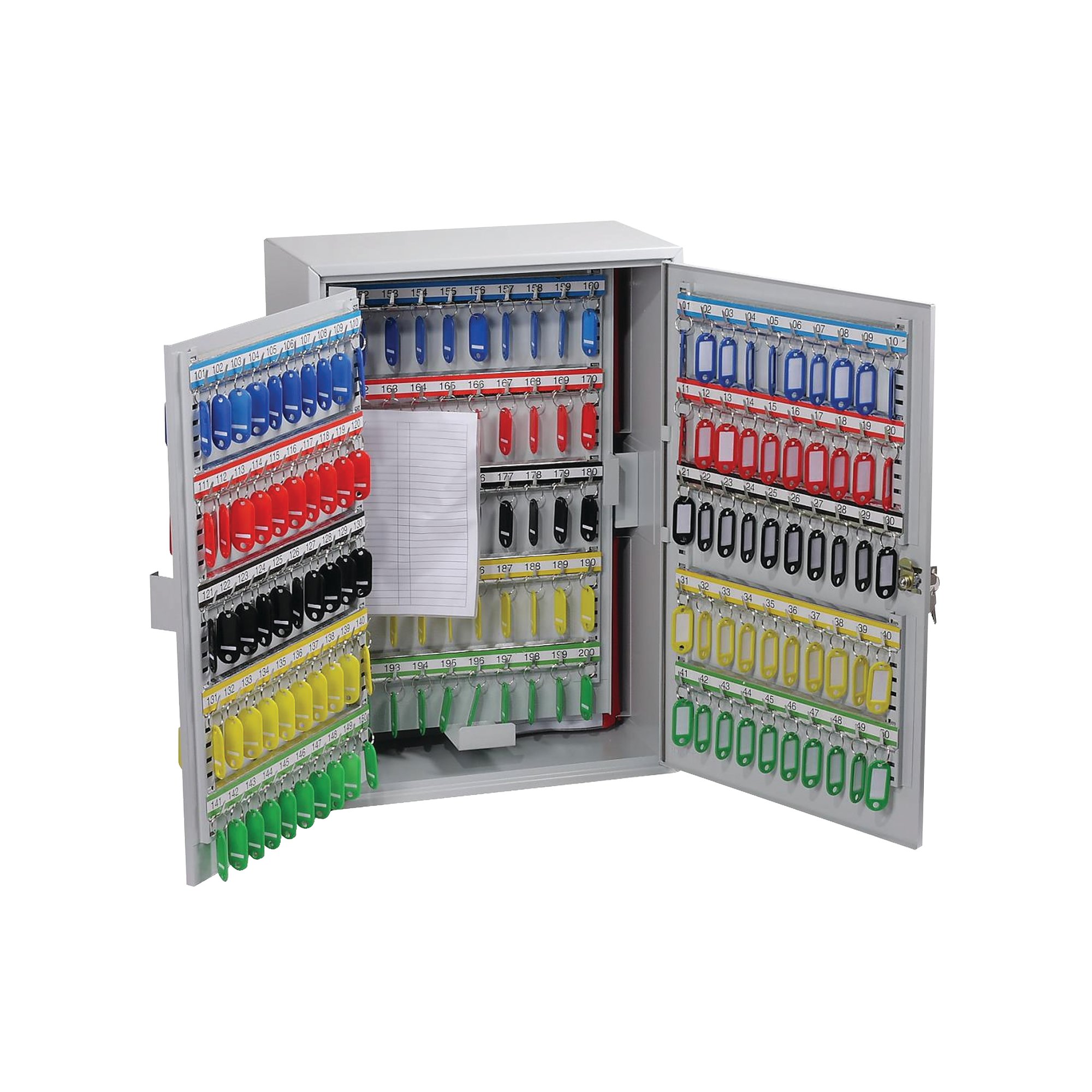 PHOENIX COM KEY CABINET 200 HOOK GRY