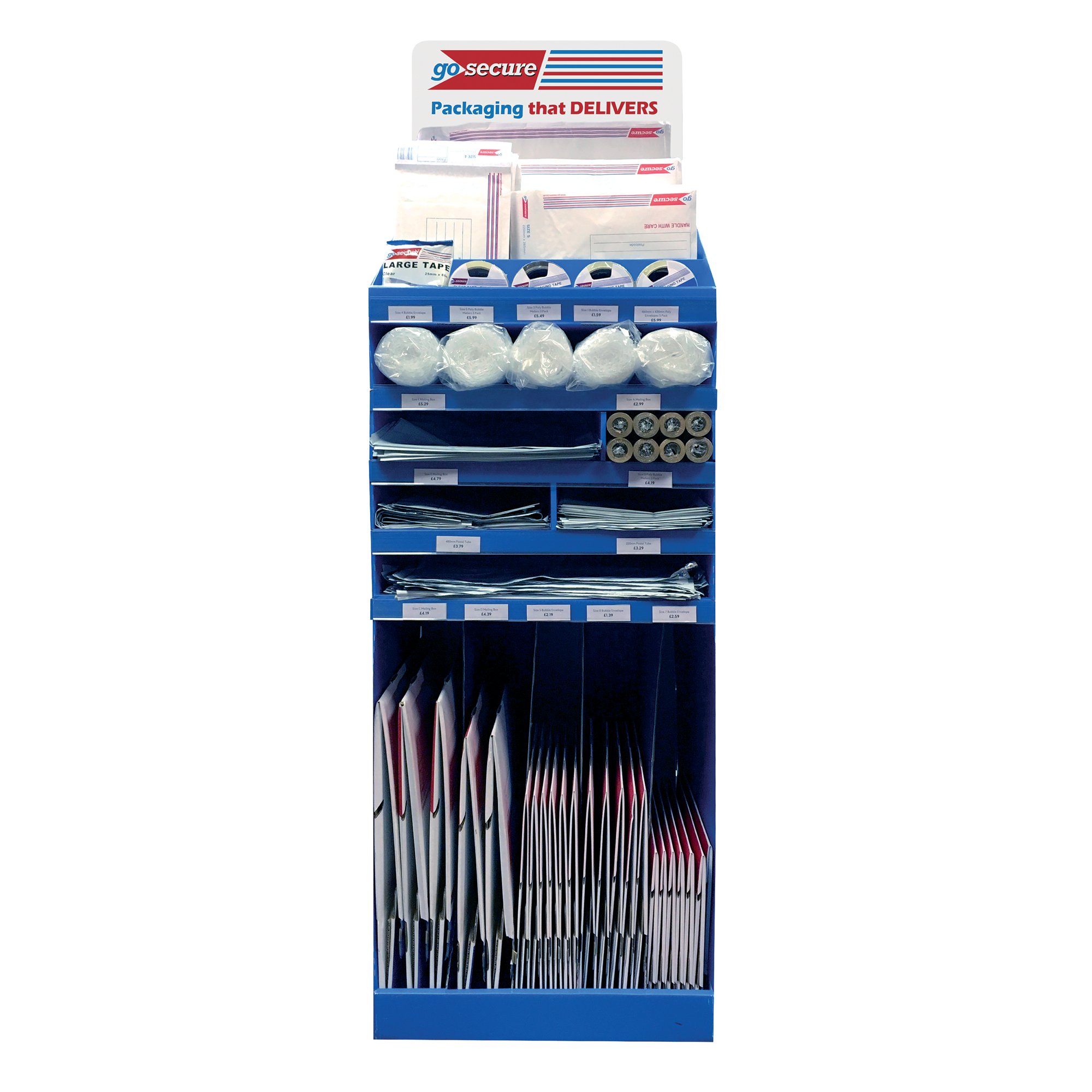 GO SECURE FLOOR STAND DISPLAY UNIT