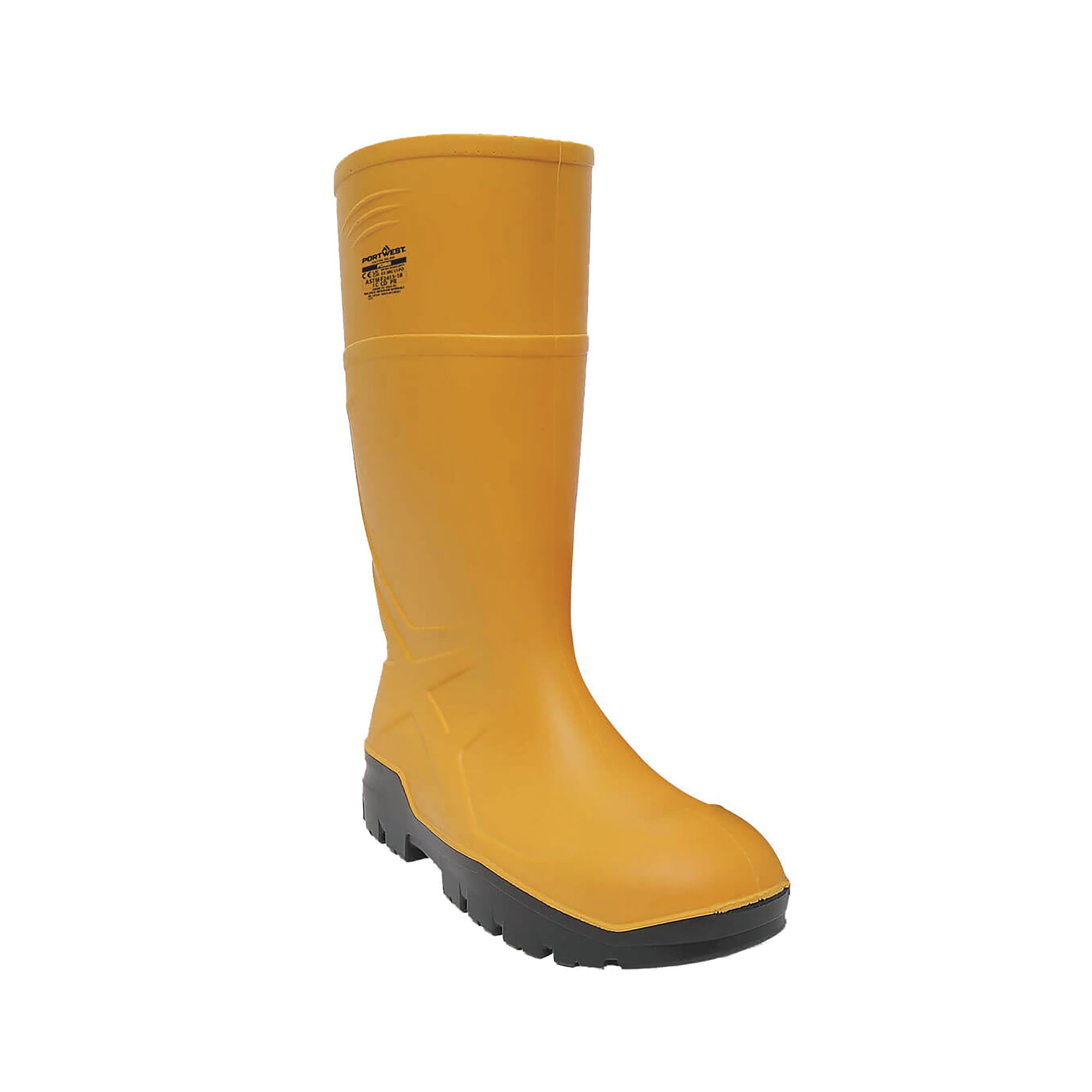 PU SAFETY WELLINGTON S5 CI FO YLW 39