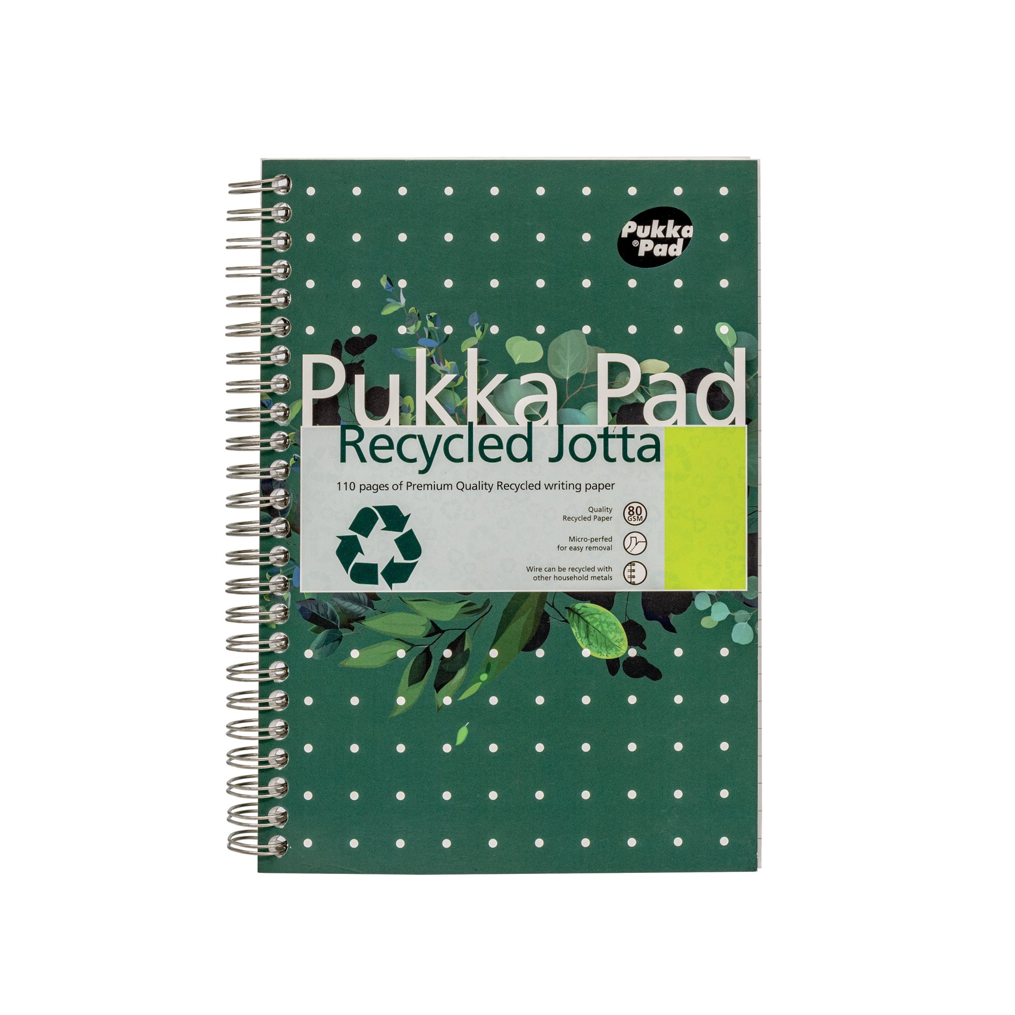 PUKKA RECYCLED WIREBOUND PAD A5 PK3
