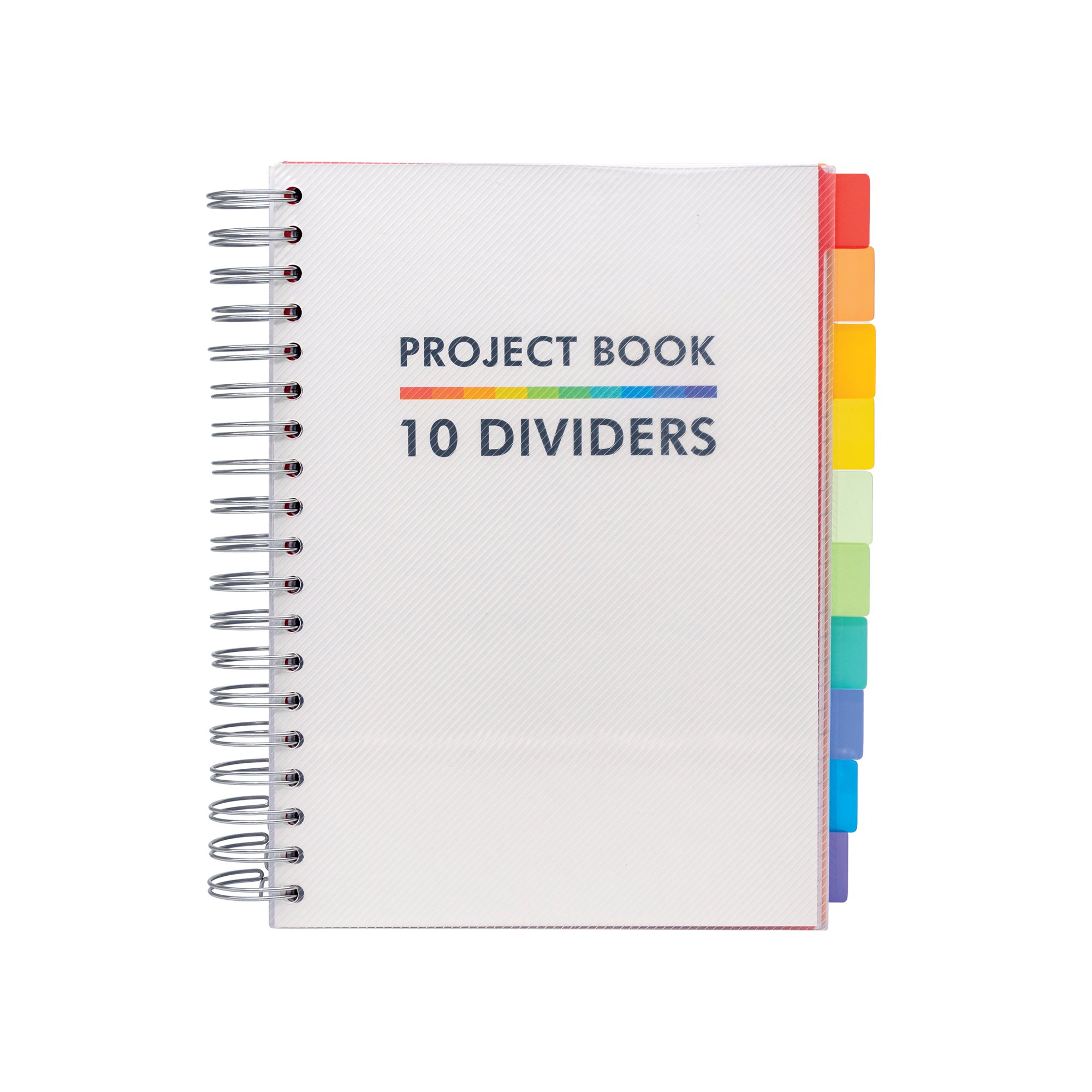 PUKKA PADS PROJ BOOK/10 DIVDR B5 WHT