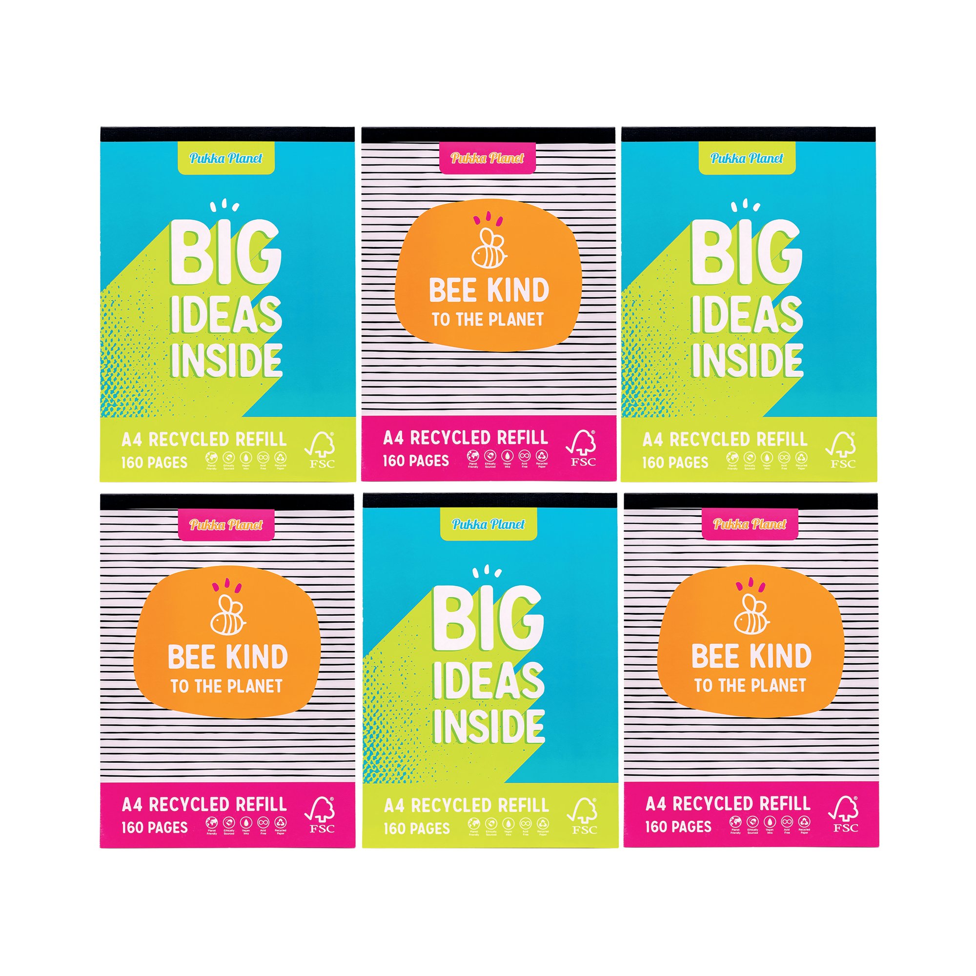 PUKKA PAD PUKKA PLANET REFILL A4 PK6