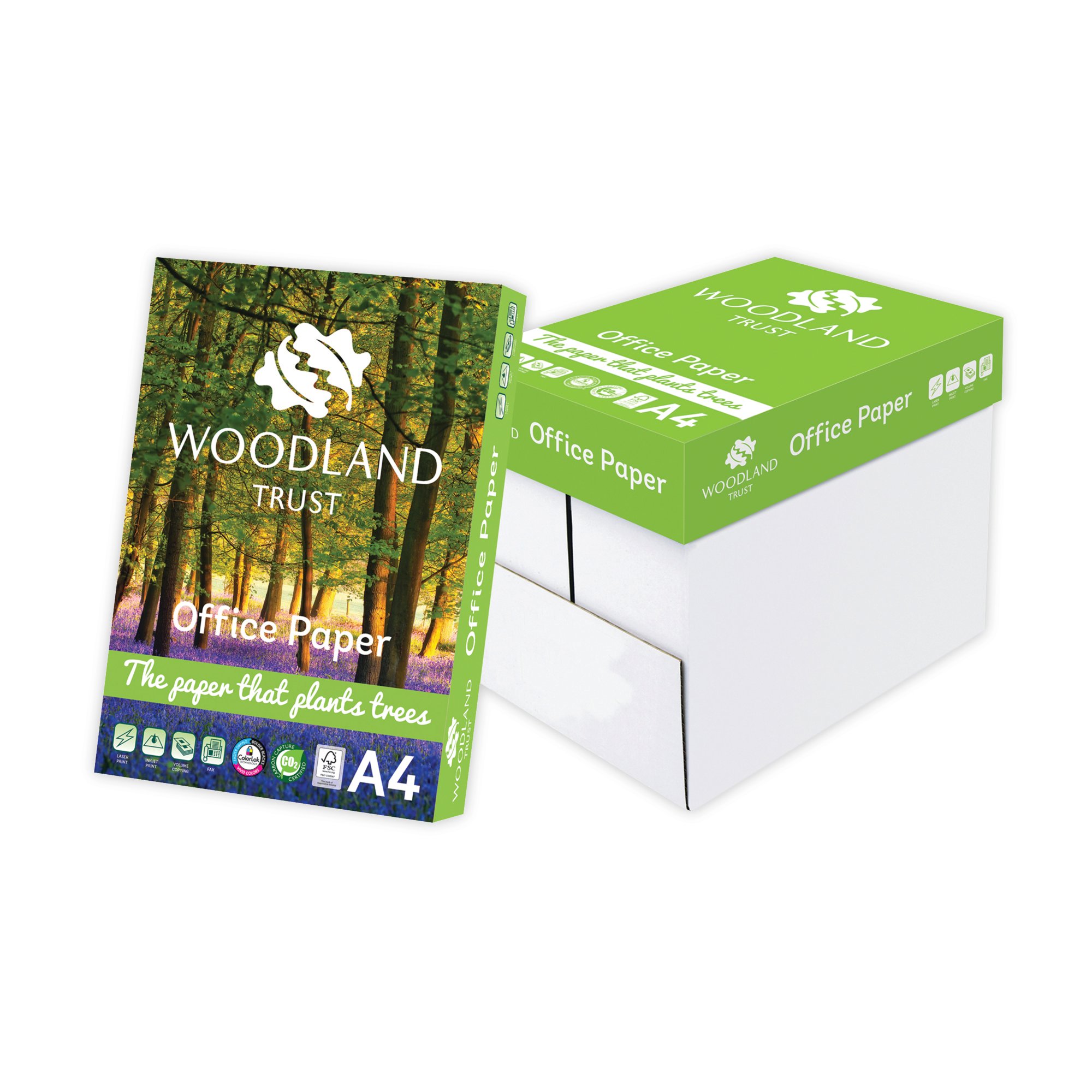 WOODLAND TRUST A4 PAPER 75GSM PK2500
