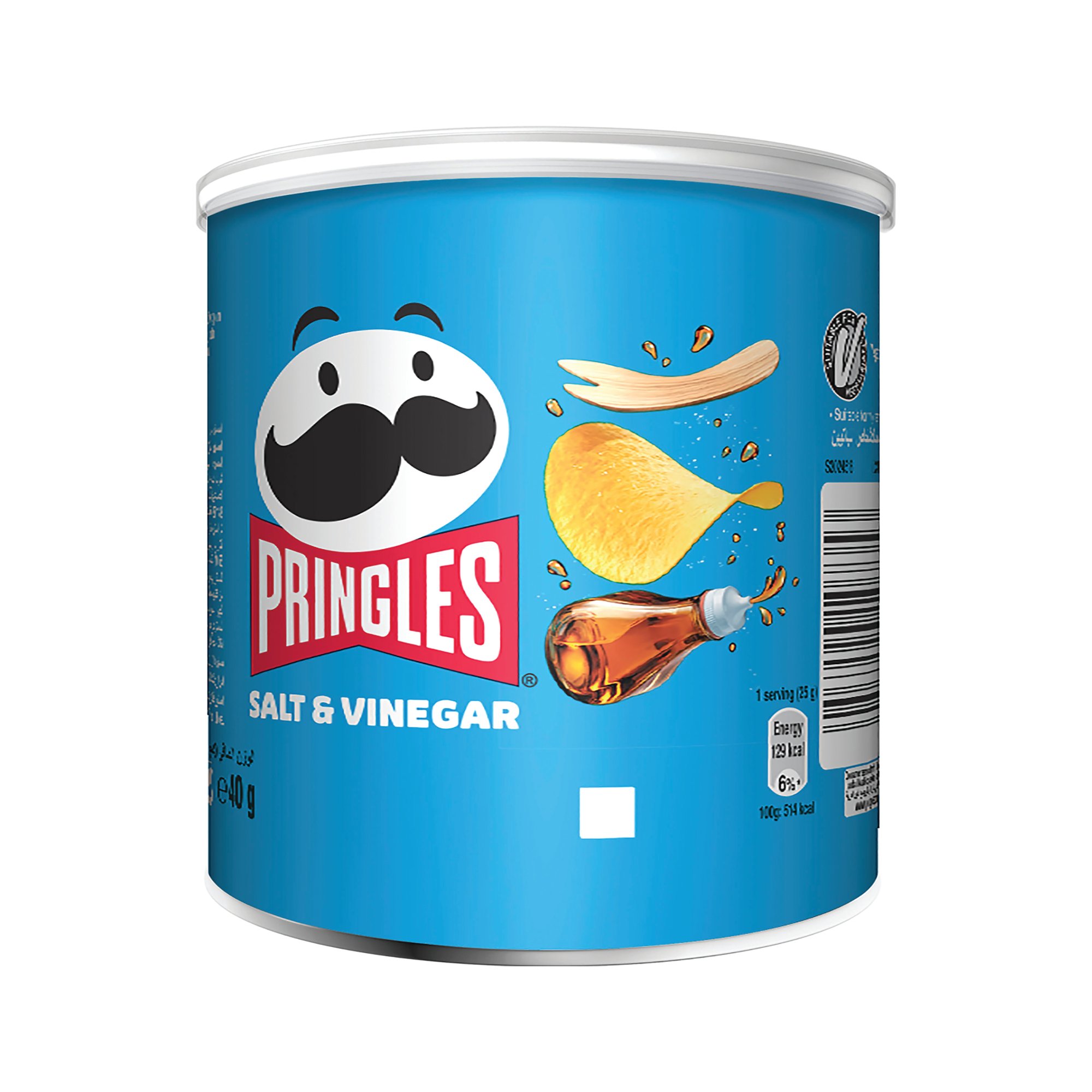 PRINGLES SALT+VINEGAR 40G PK12