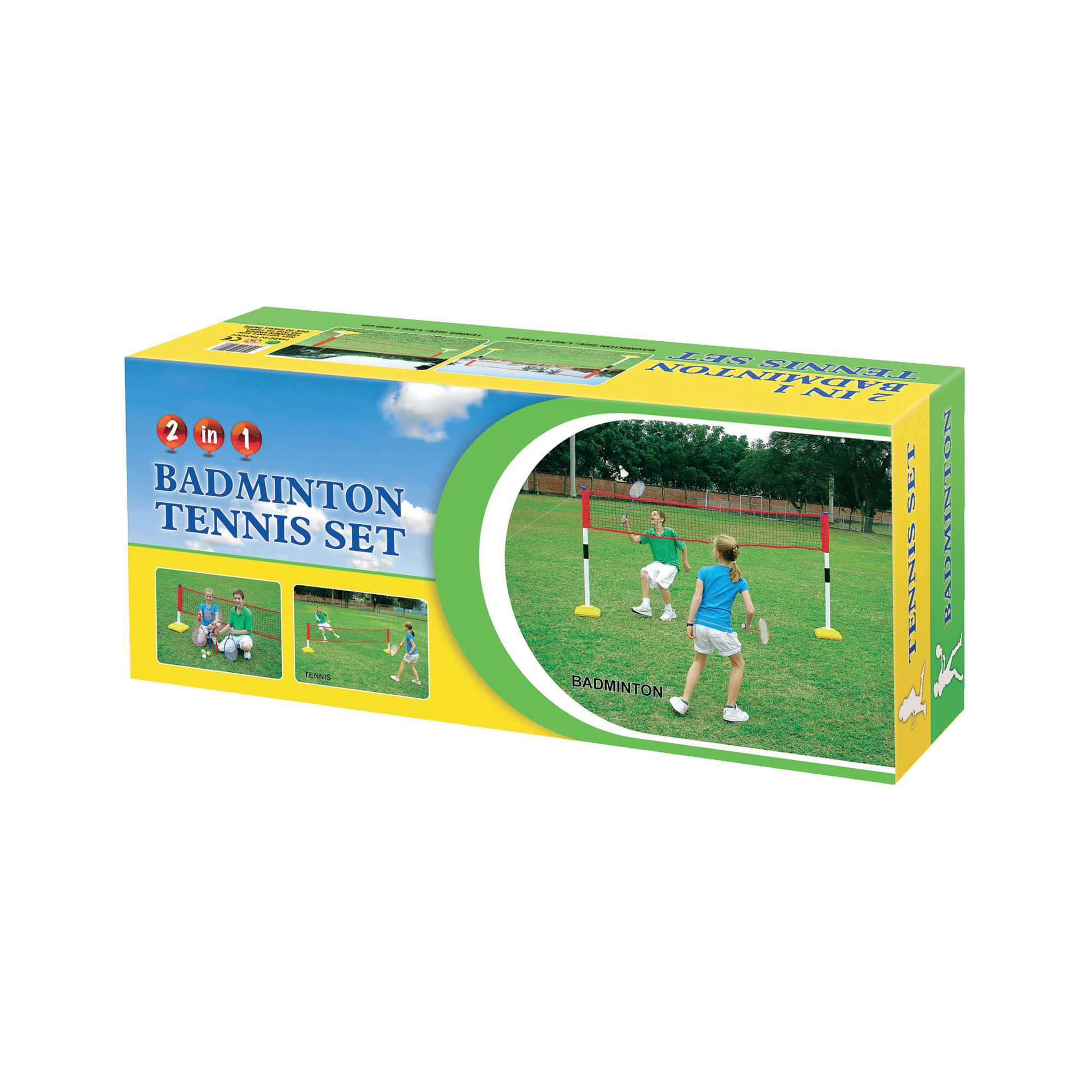 2 IN 1 BADMINTON/TENNIS SET