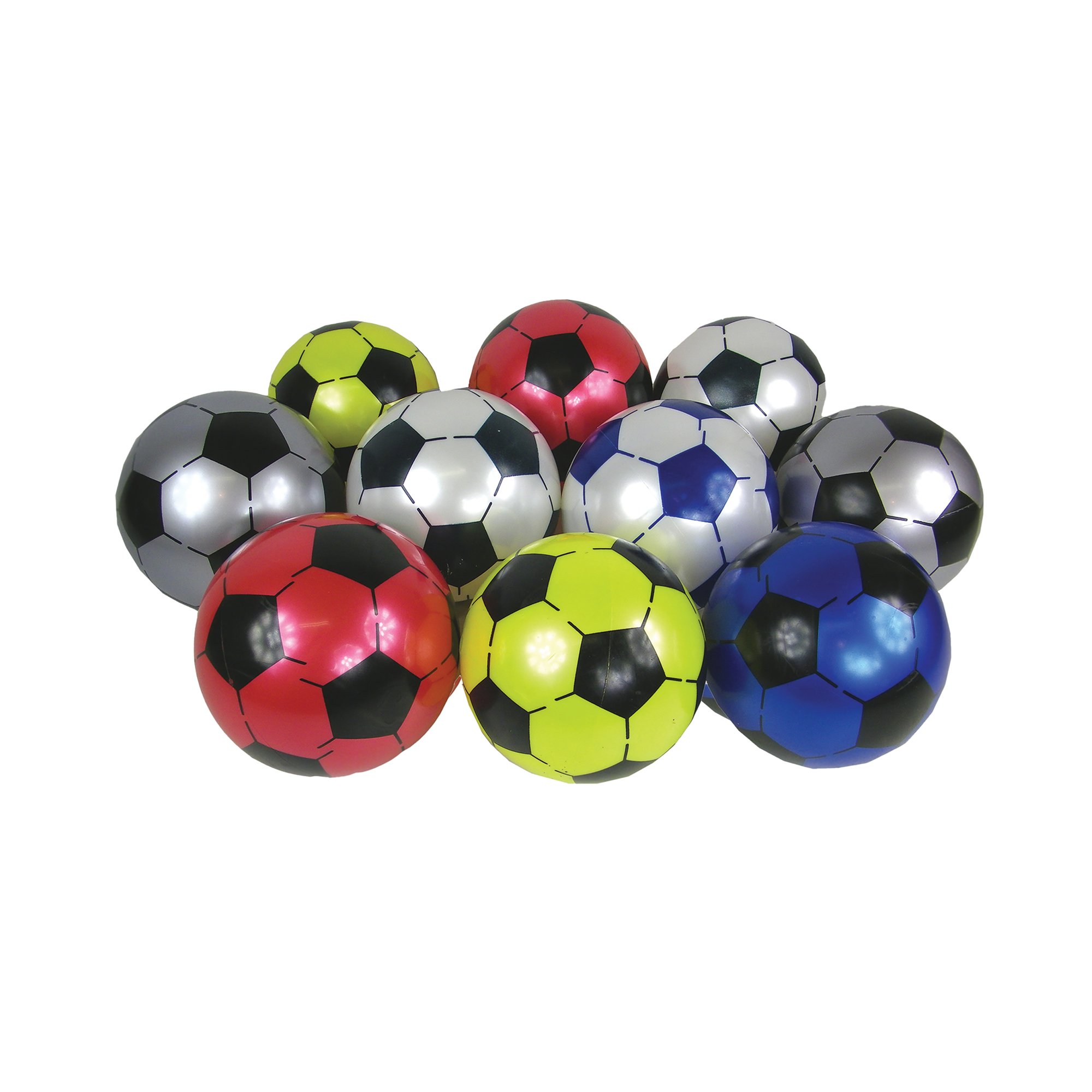 CHILDREN'S SHOOT FOOTBALLS AST PK10