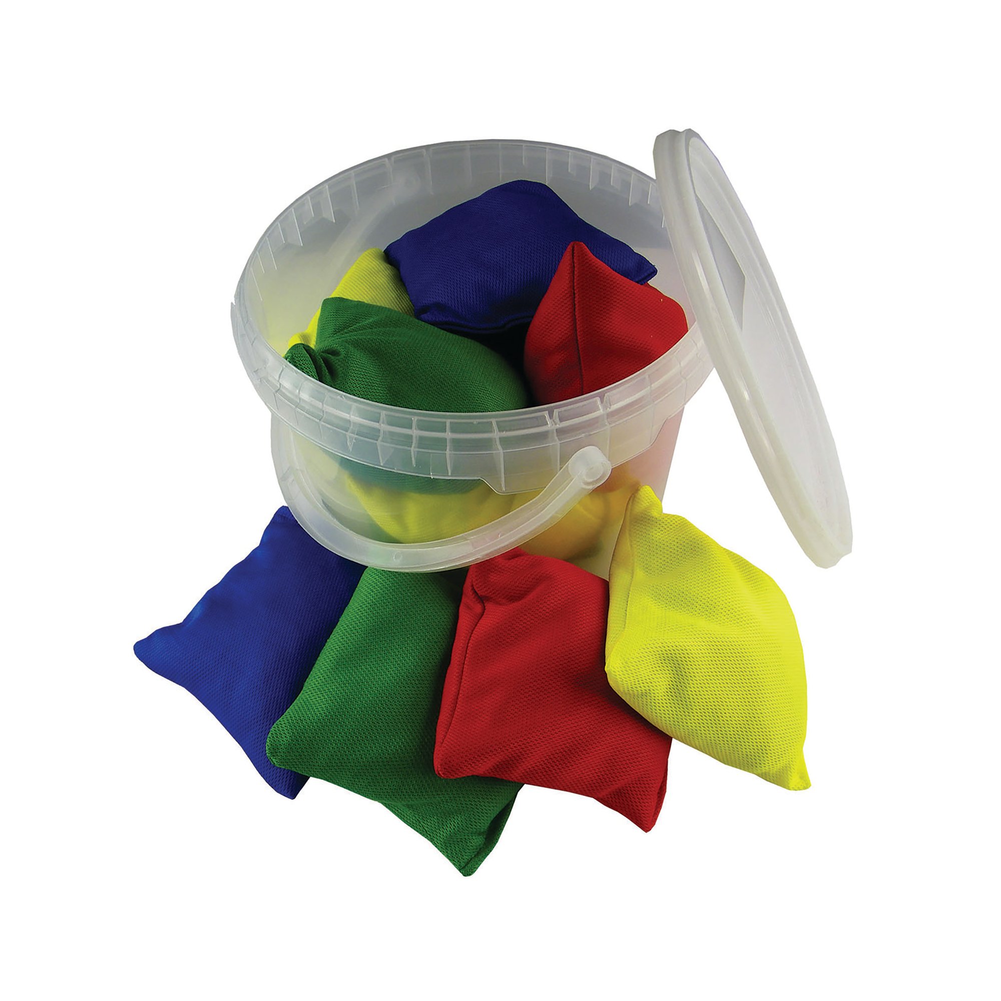 BEAN BAGS IN A PLASTIC BUCKET PK12