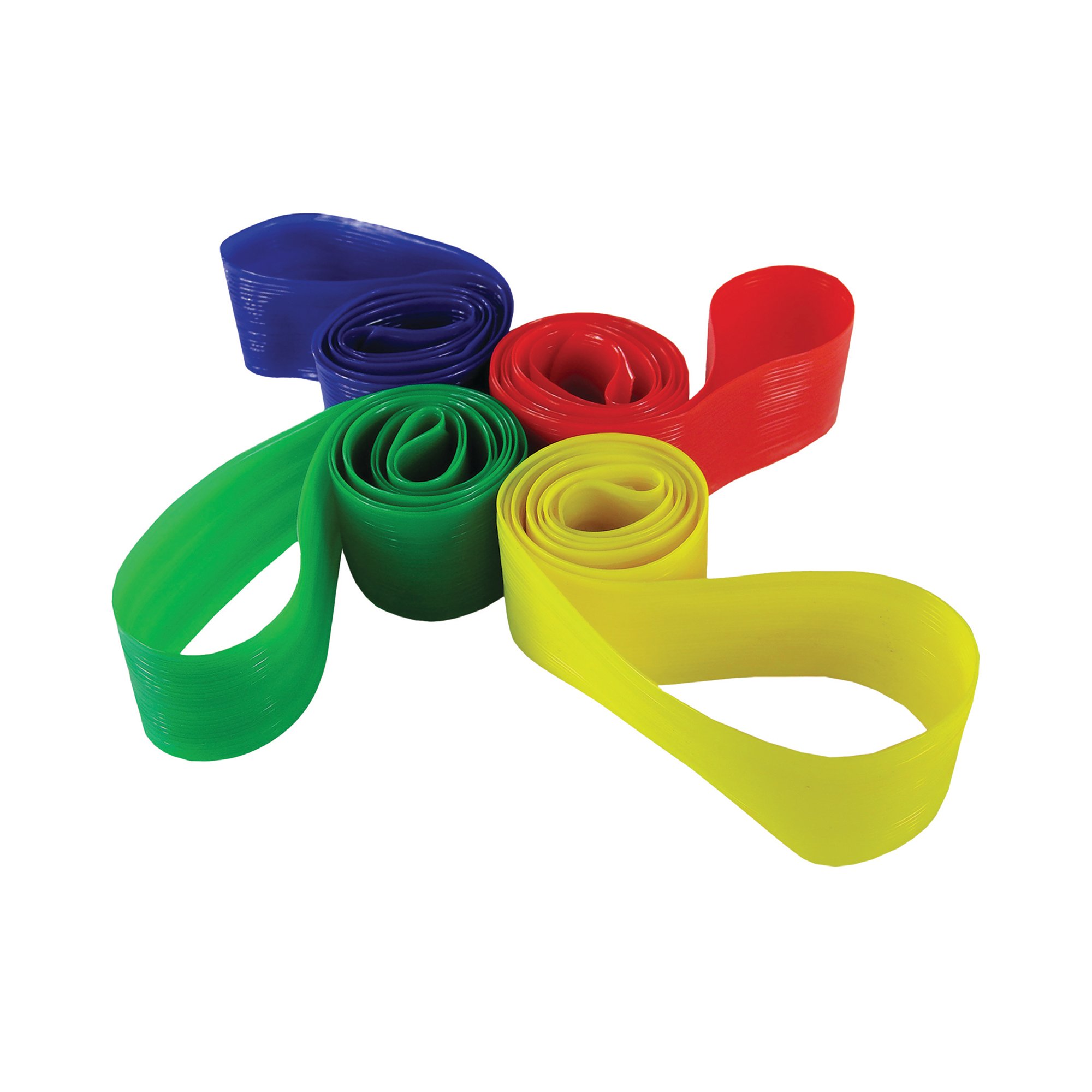 PLASTIC TEAM BANDS ASSORTED PK20