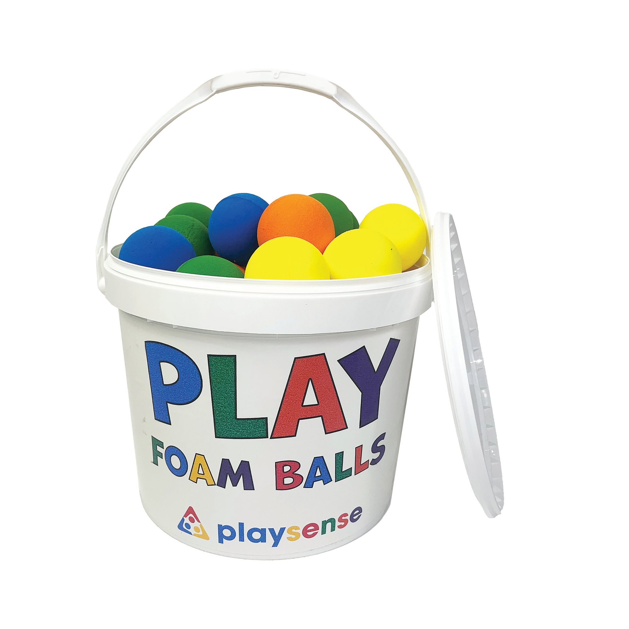 PLAYSENSE FOAM BALLS 7CM AST PK48
