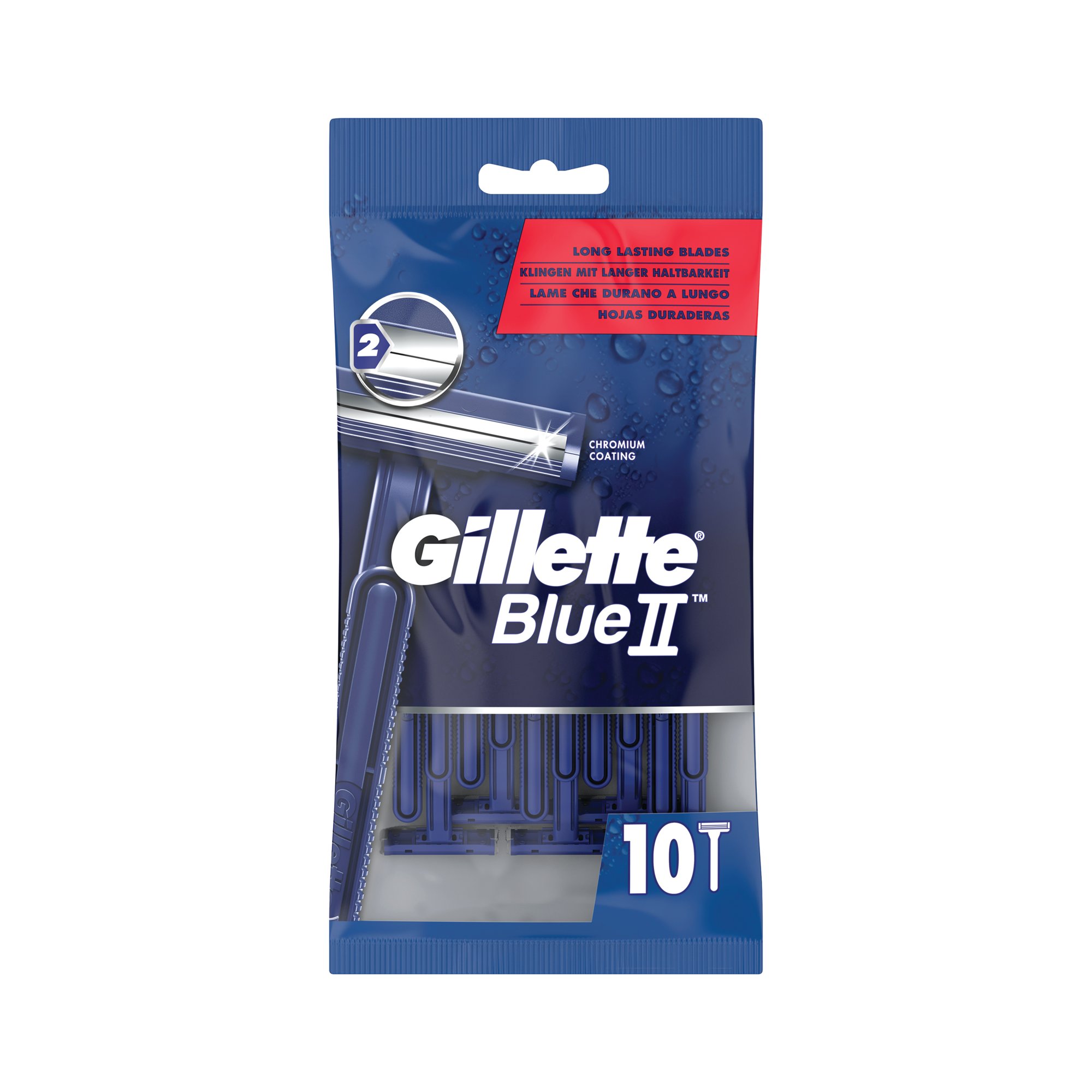 GILLETTE BLU 2 DISPOSABLE RAZOR PK4