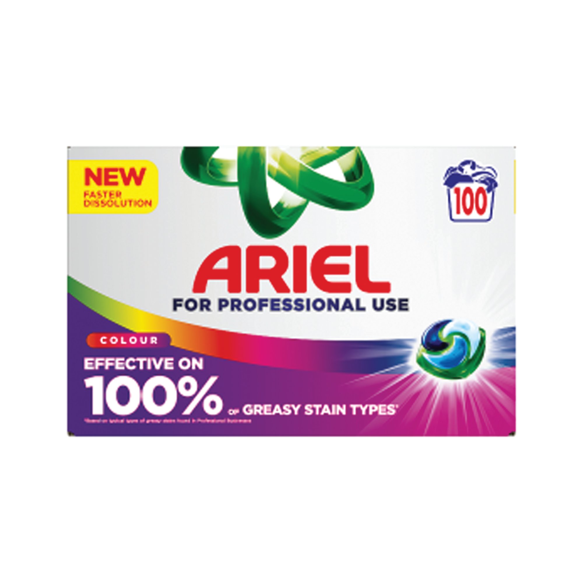 ARIEL PRO LIQ PODS COLOUR 2X50 PK100