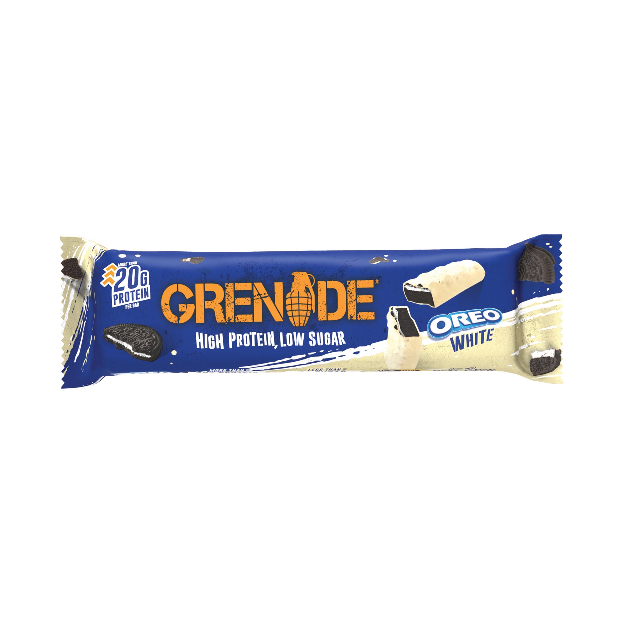 GRENADE PROTEIN BAR WHITE OREO PK12