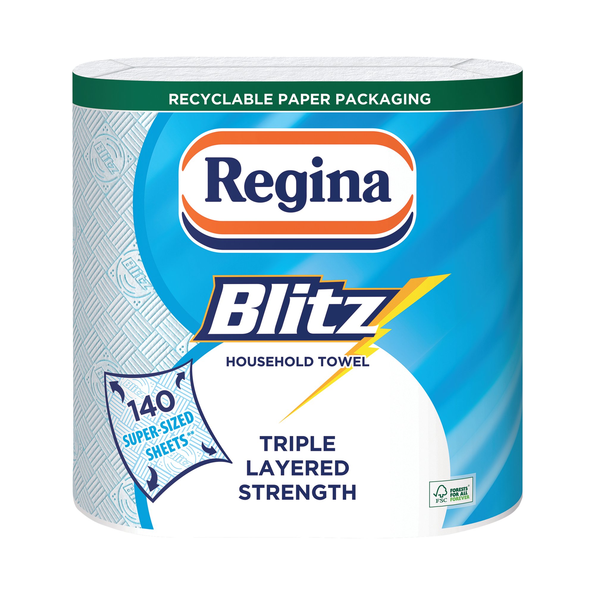 REGINA BLITZ HSHD ROLLS 70SHT/RL PK2
