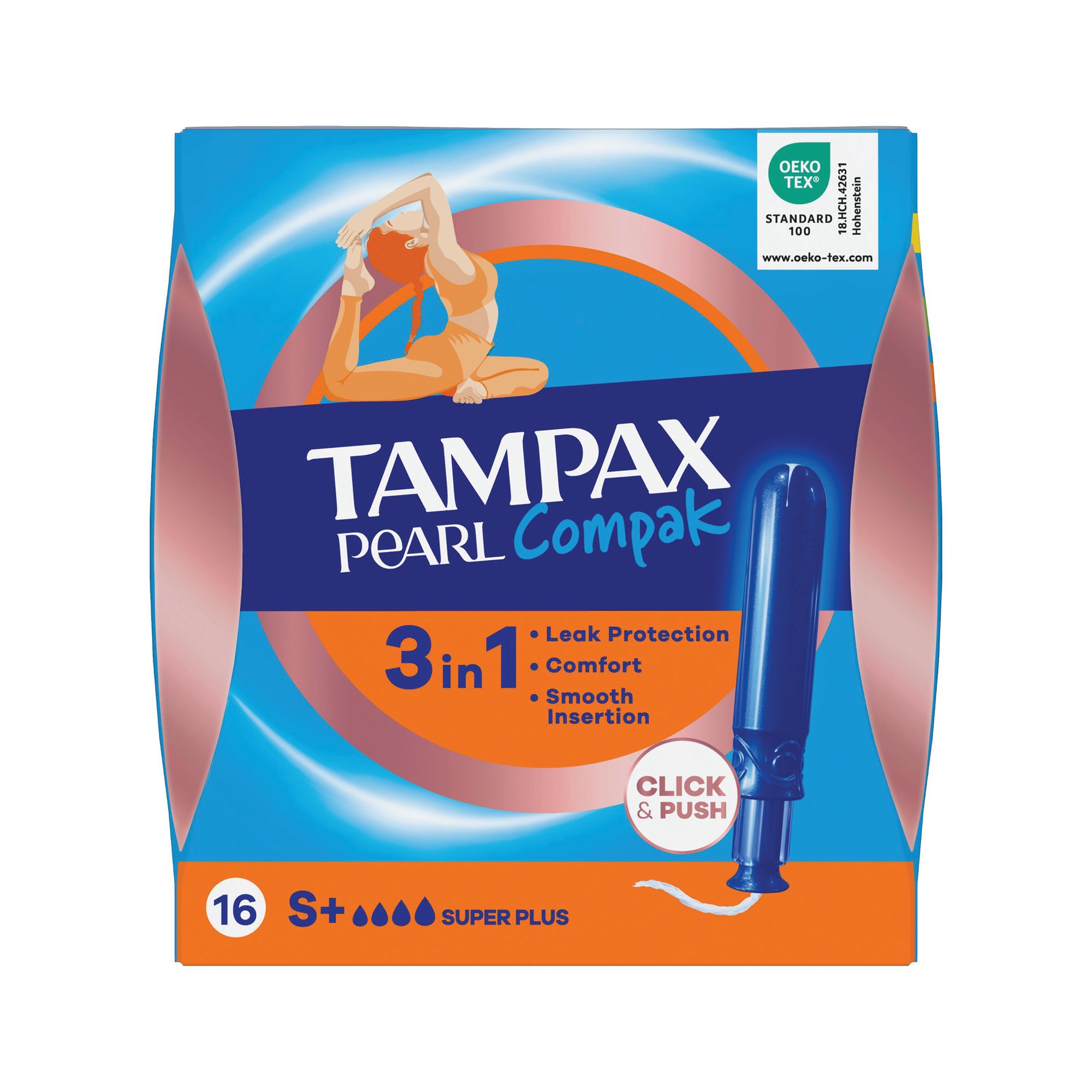 TAMPAX COMPAK PEARL APP SUP+ X16 PK8
