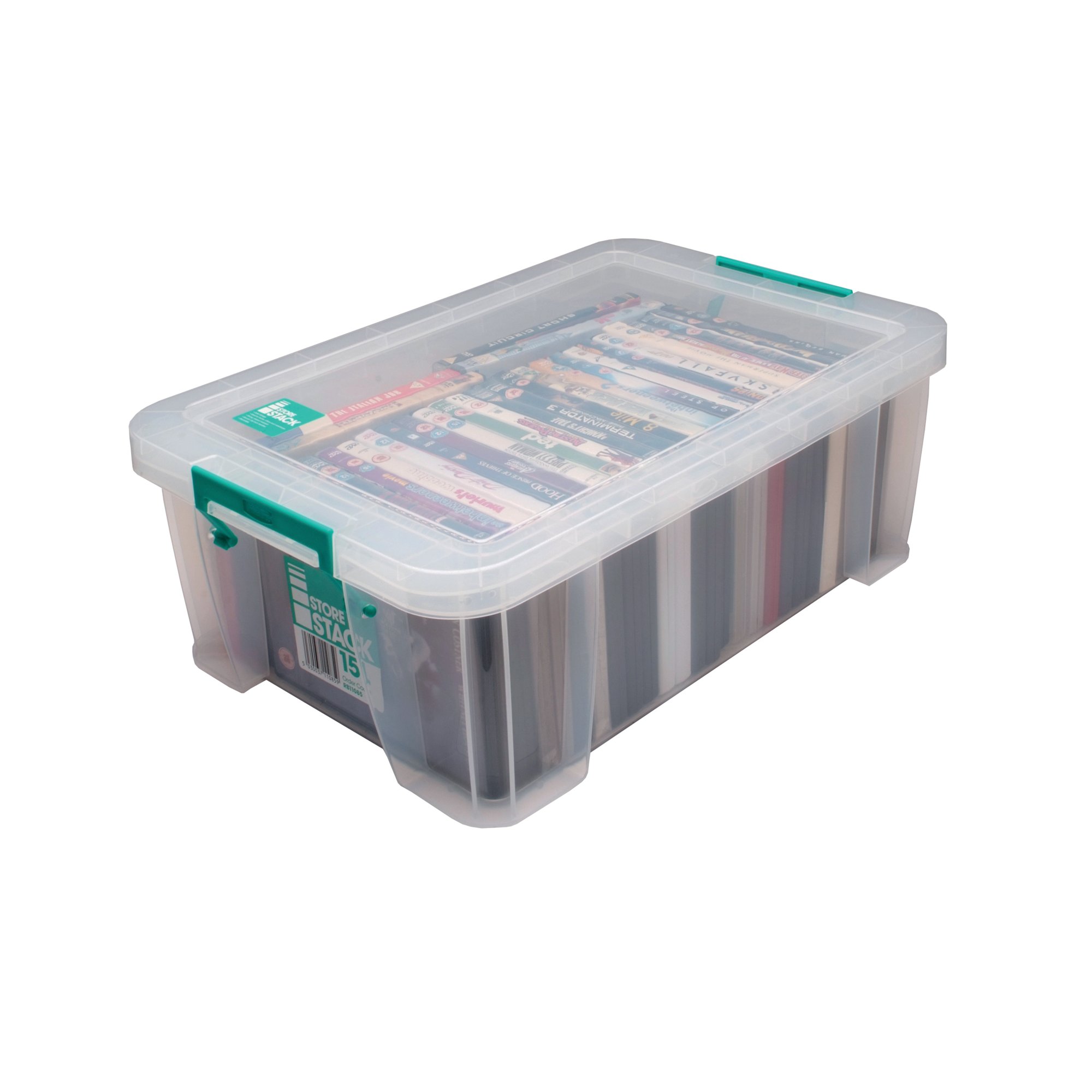 STORESTACK 15L STORAGE BOX CLEAR