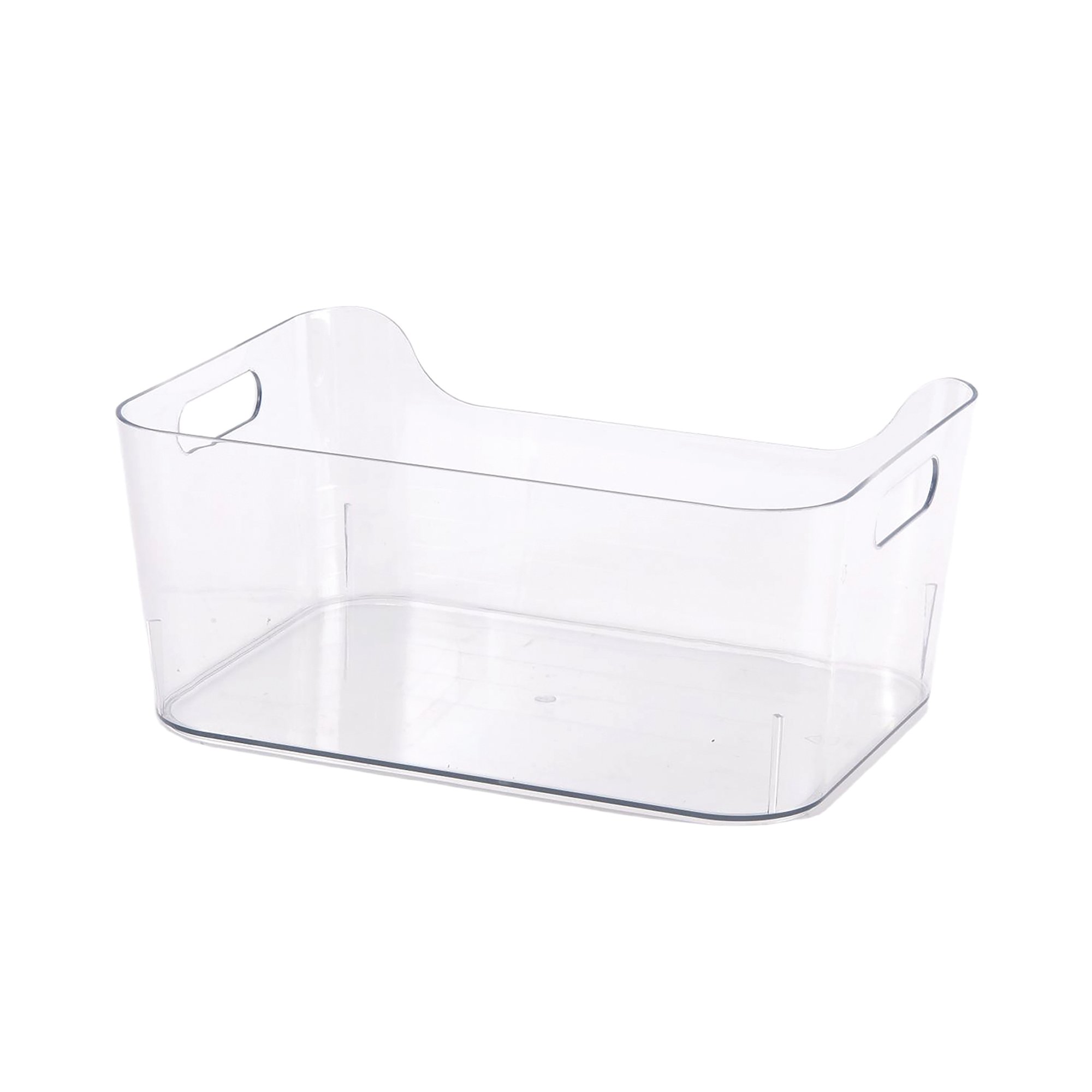 OPEN-TOP PANTRY BIN MEDIUM CLEAR