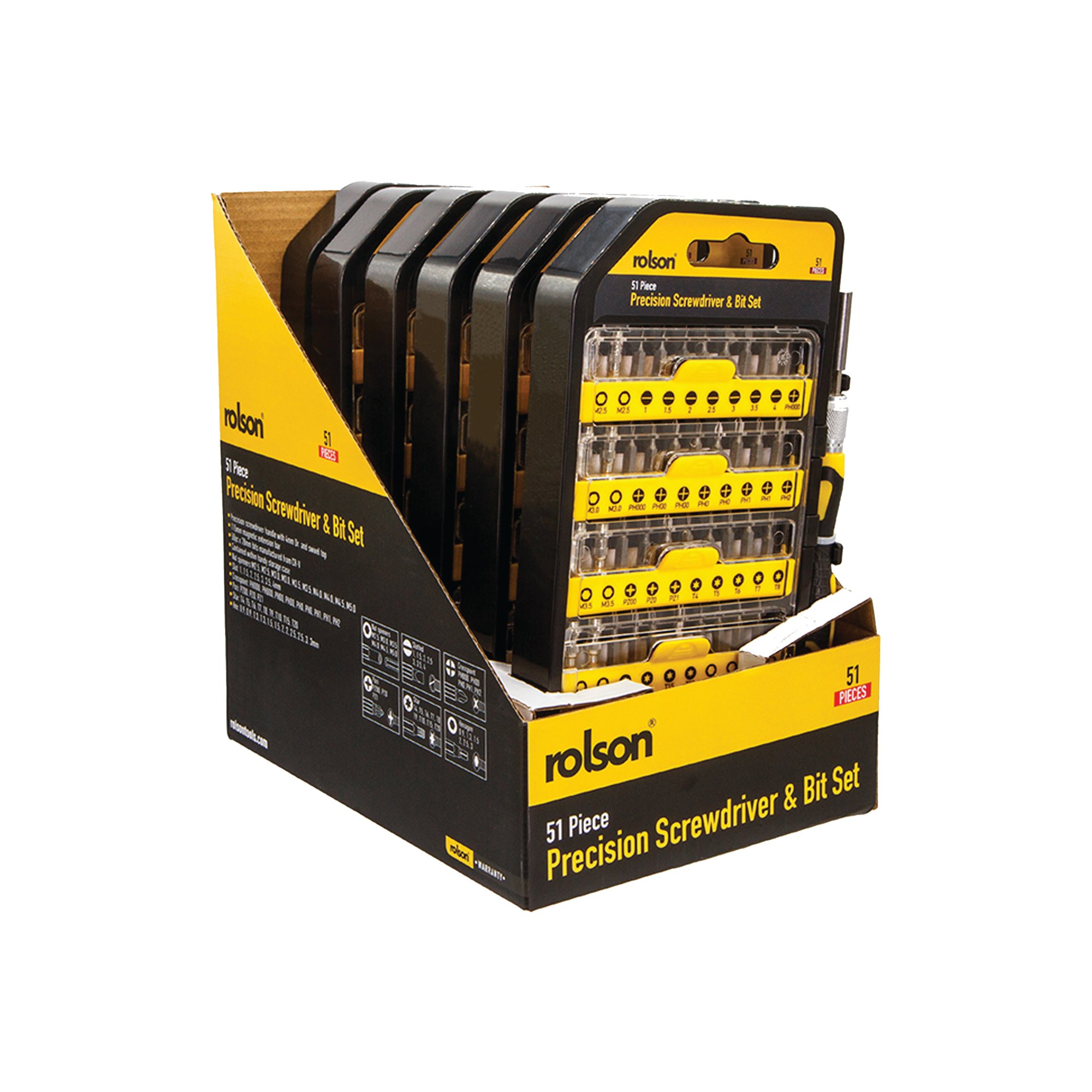 51 PIECE SCREWDRIVER/BIT SET PK6