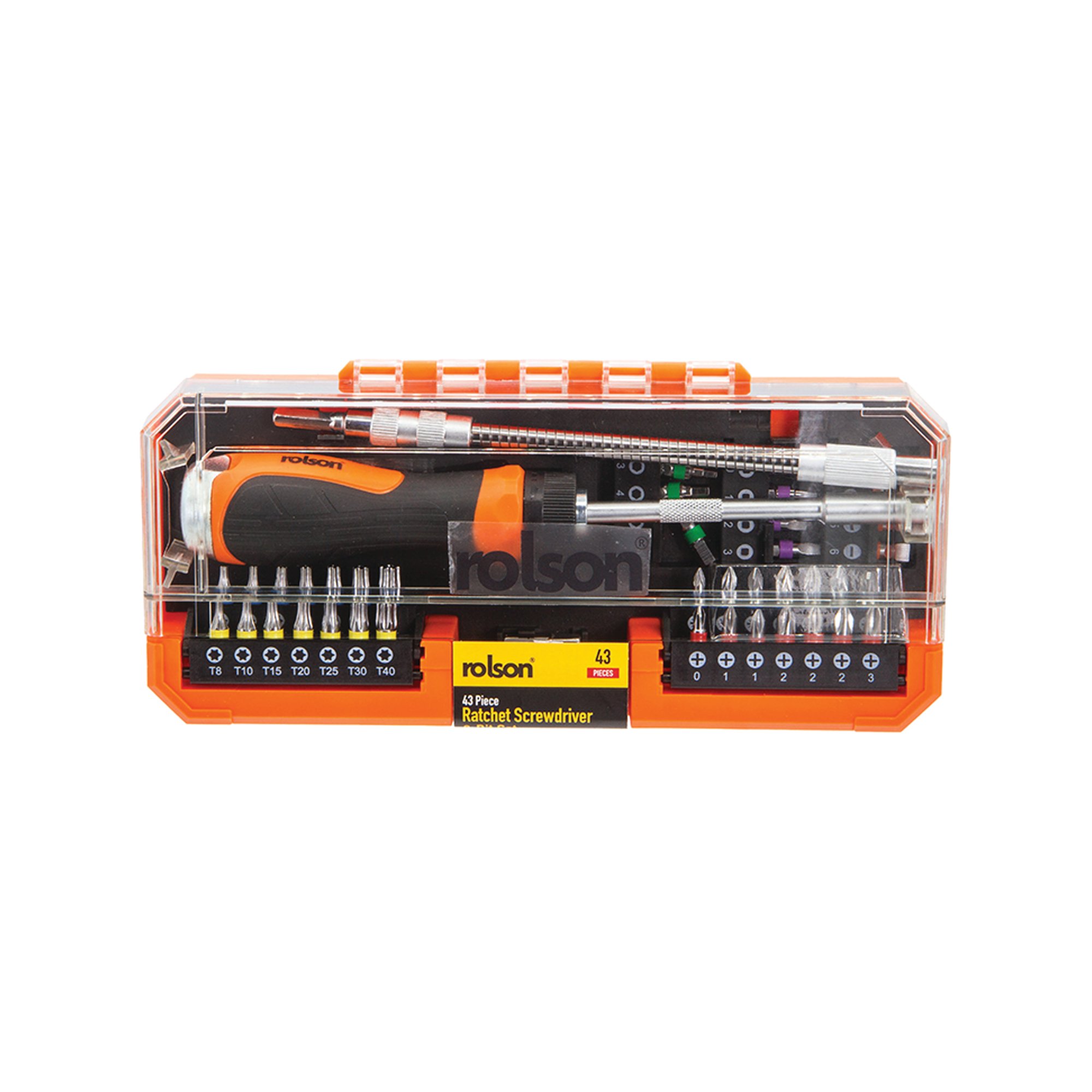 43 PIECE SCREWDRIVER AND BIT SET PK4