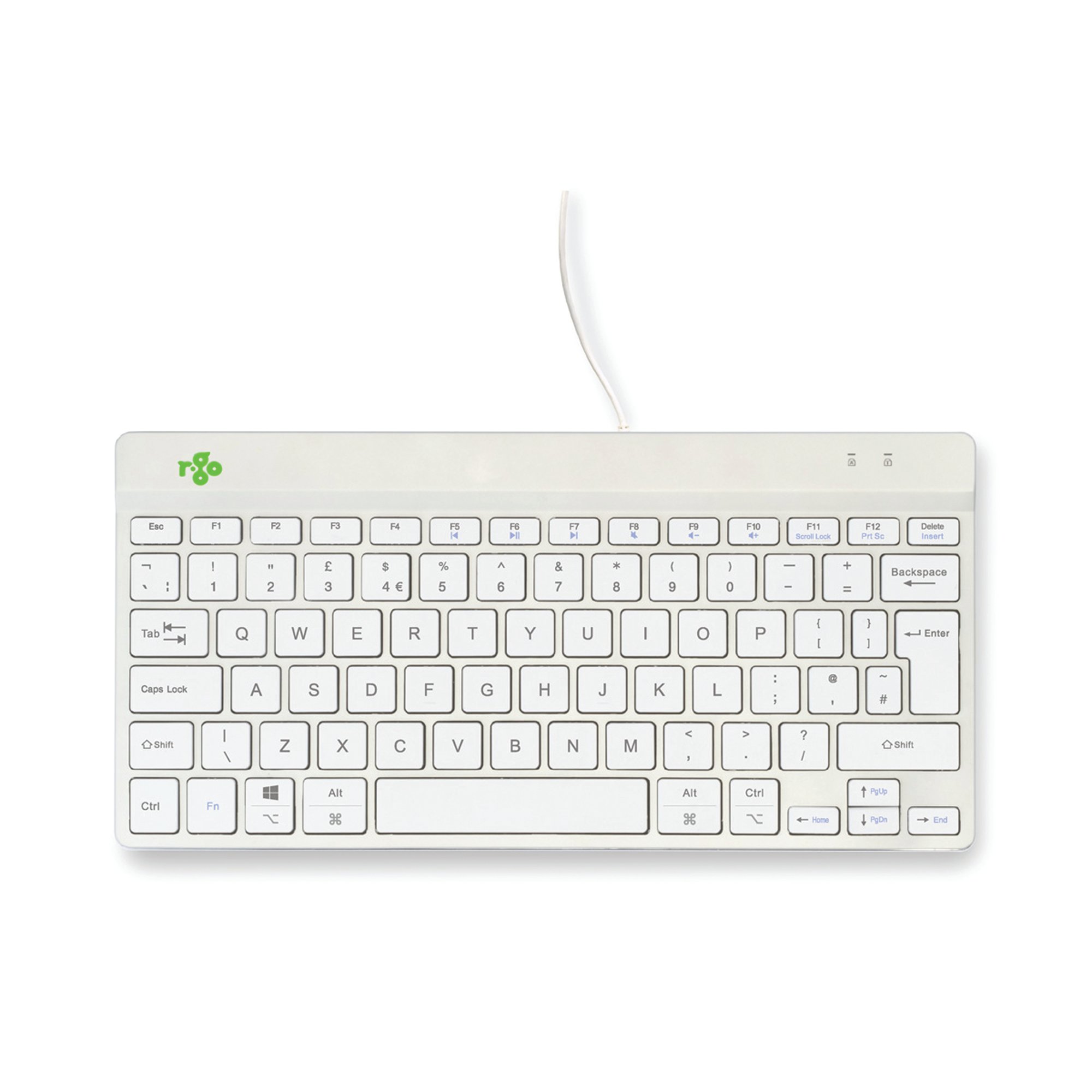 R-GO COMPACT BREAK KEYBOARD WHITE