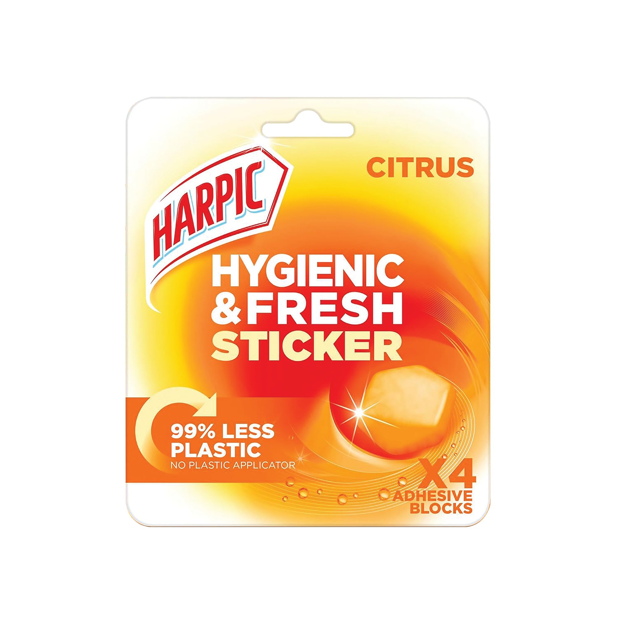HARPIC HYGIENE BLOCK X4 CITRUS PK6