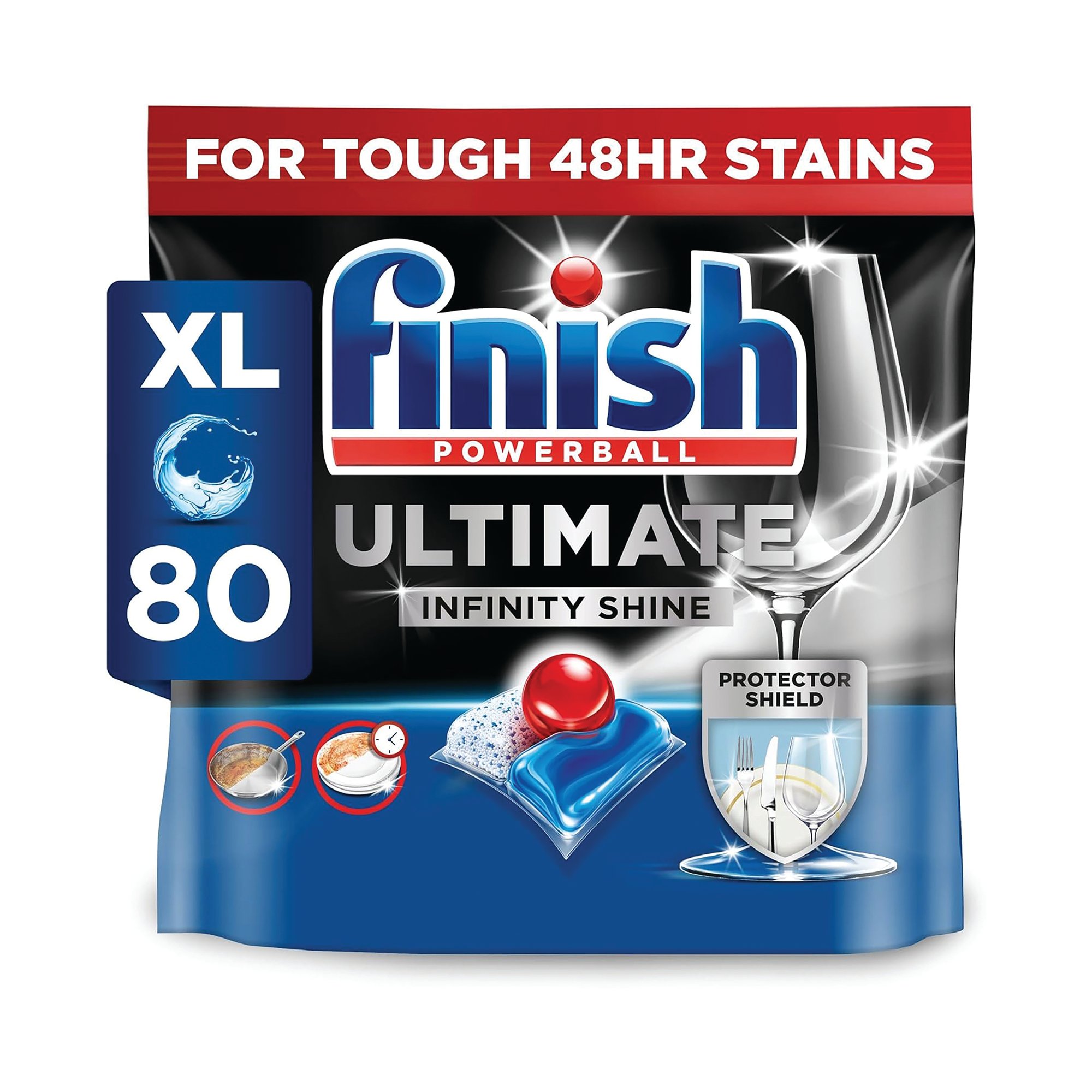 FINISH POWERBALL ULT TABS X80 PK5