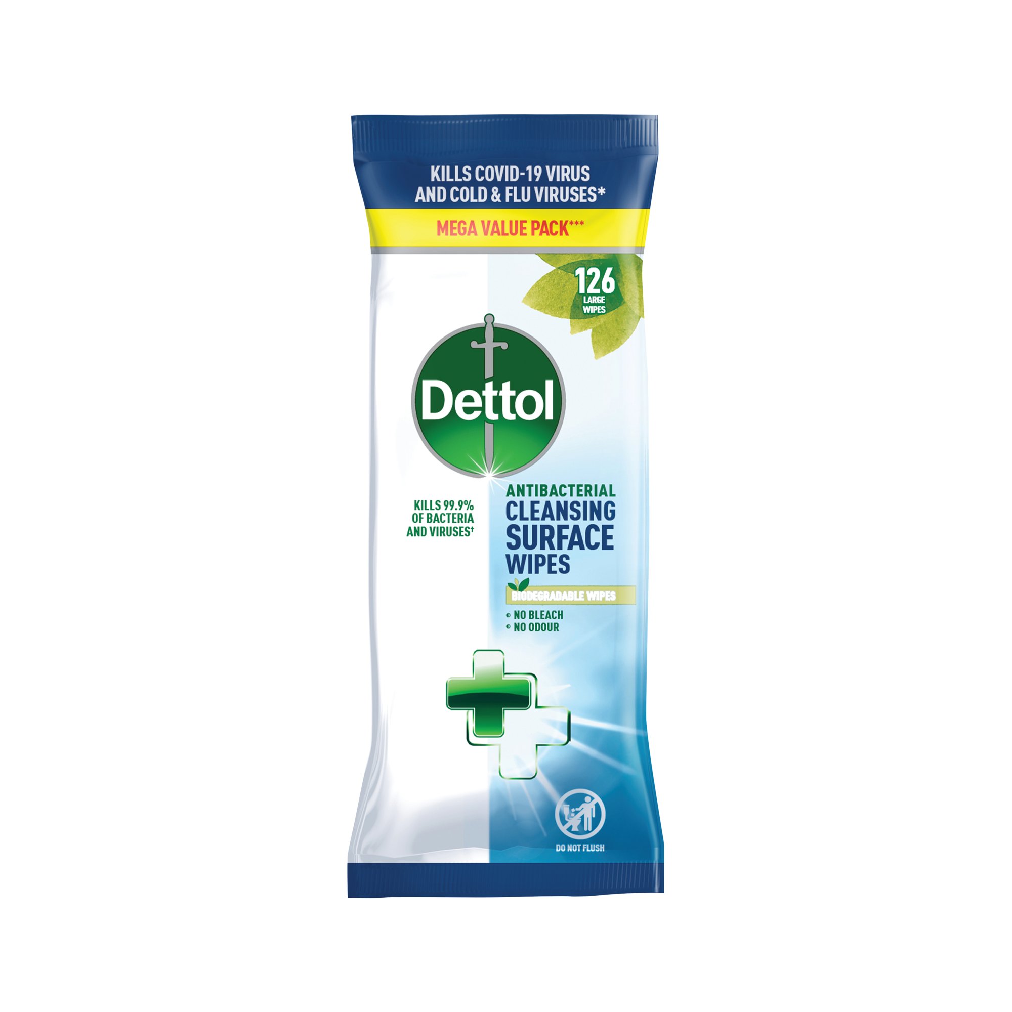 DETTOL ANTIBAC SURFACE WIPE X126 PK6