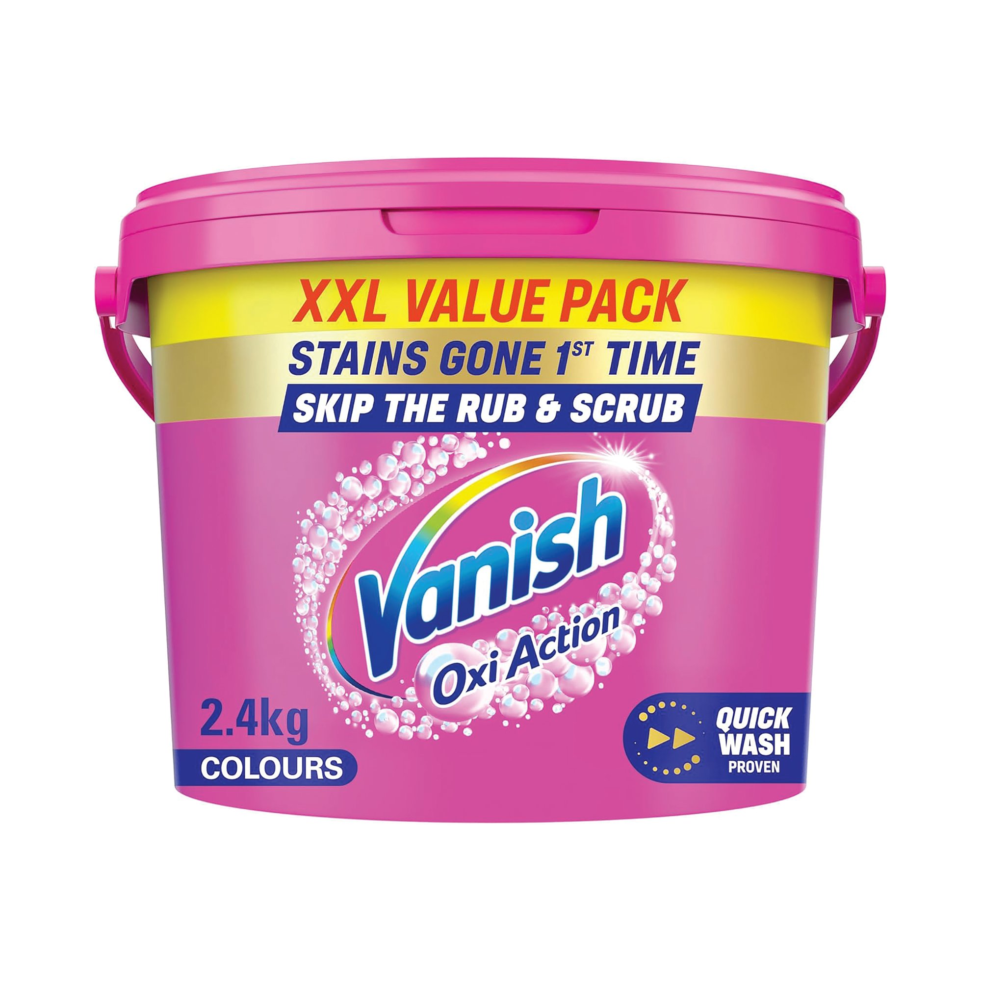 VANISH GOLD OXI POWDER PNK TUB 2.4KG