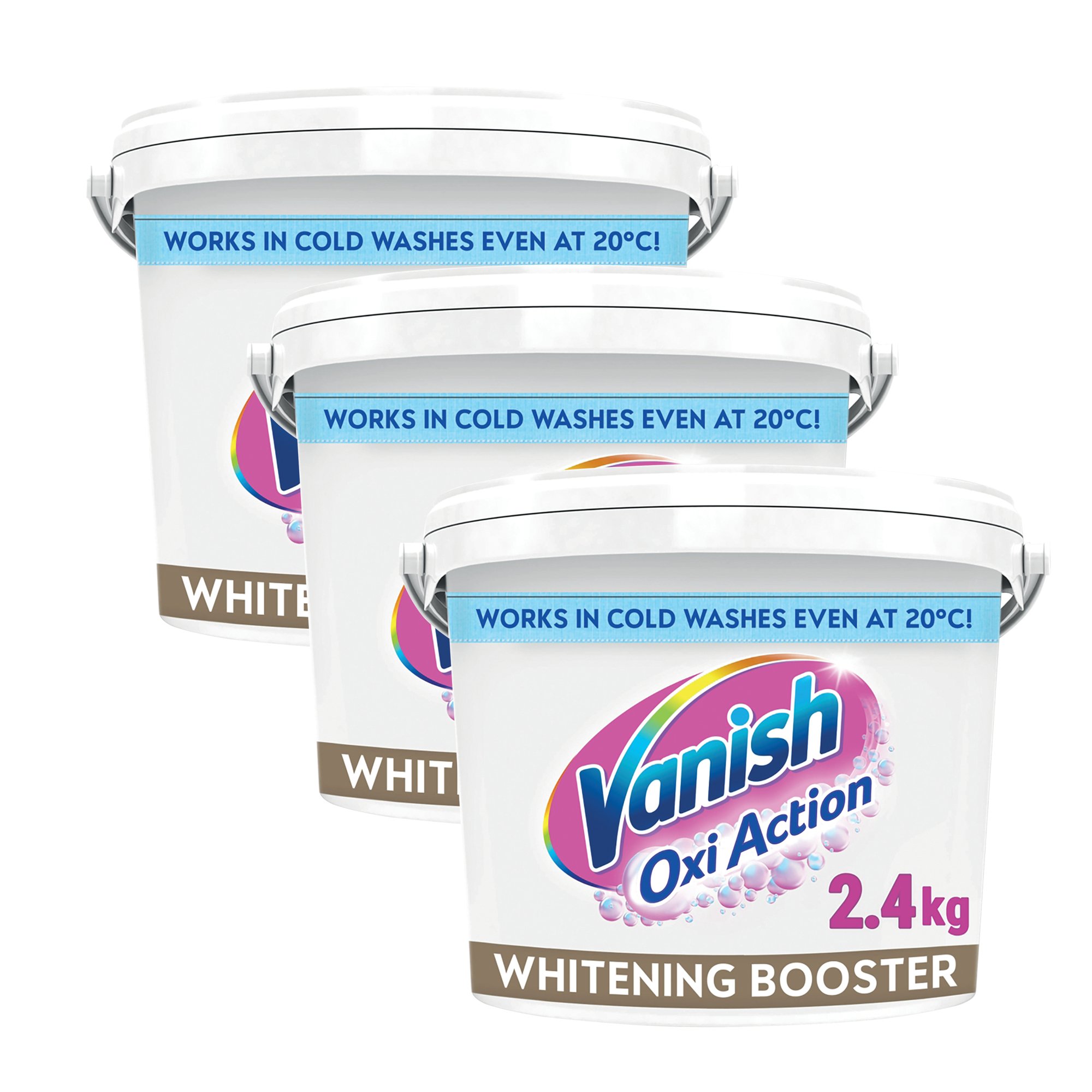 VANISH OXI STAIN REMOVER WHITE 3FOR2