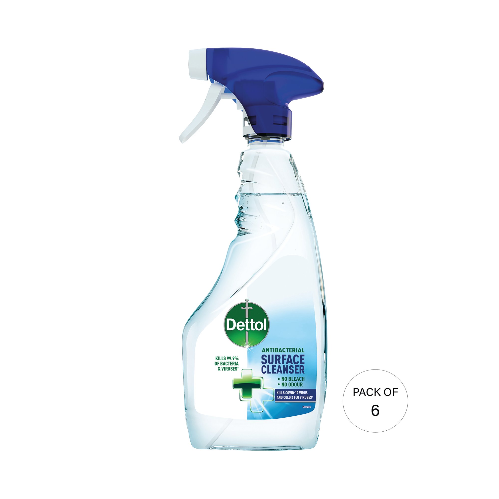 DETTOL DIS TRIGGER NO FRAG 500ML PK6