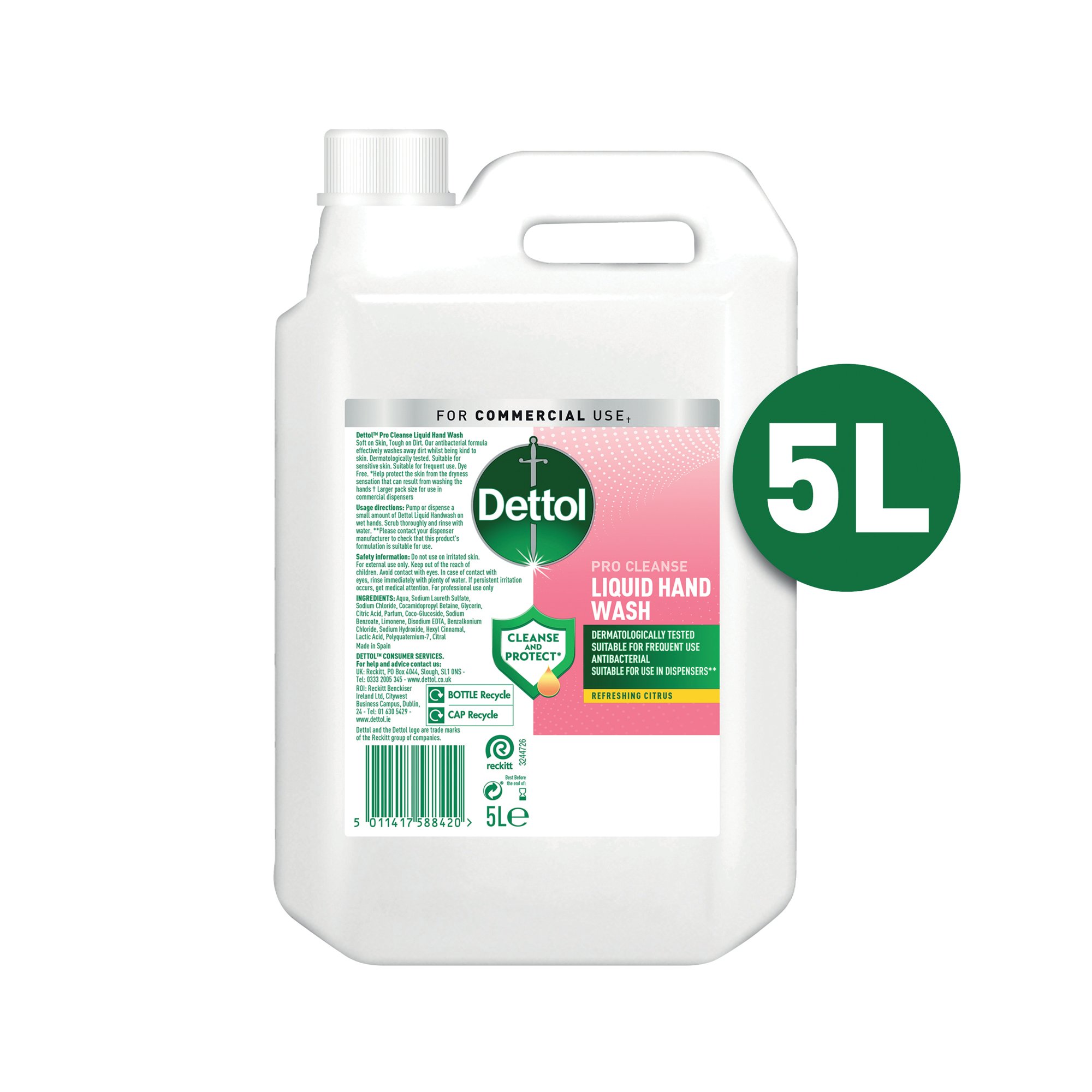DETTOL PRO CLEANSE HAND WASH SOAP 5L