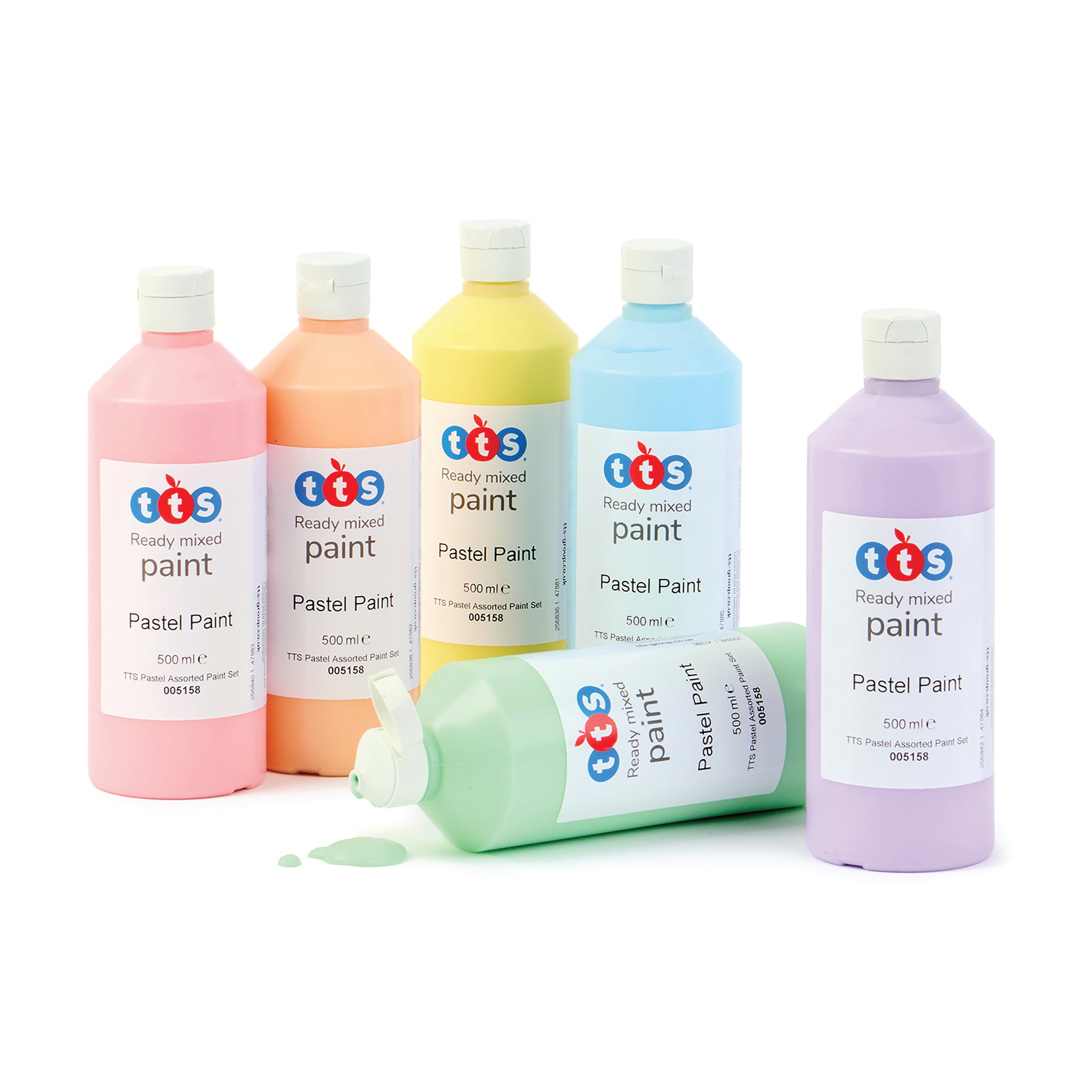 READY MIXED PAINT 500ML PASTEL PK6