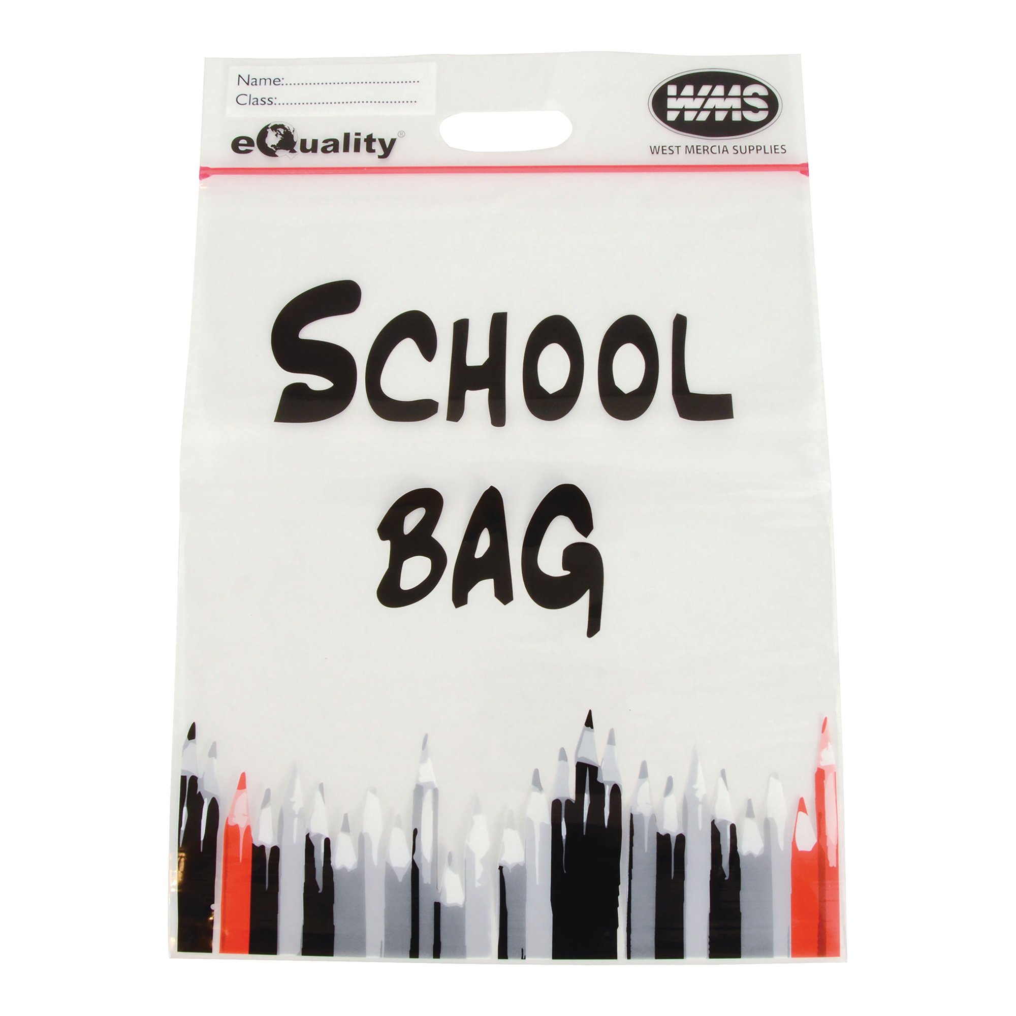 EQUALITY SCHOOL BOOK BAGS A3 PK25