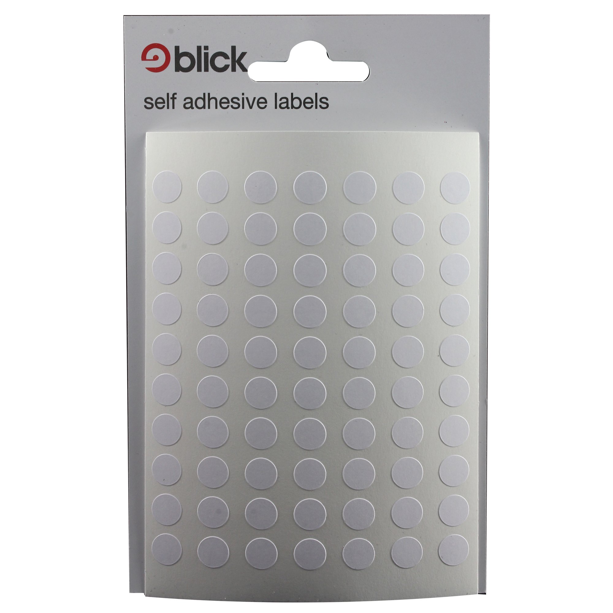 BLICK LABELS CIRCLES WHITE 8MM 490 LBLS