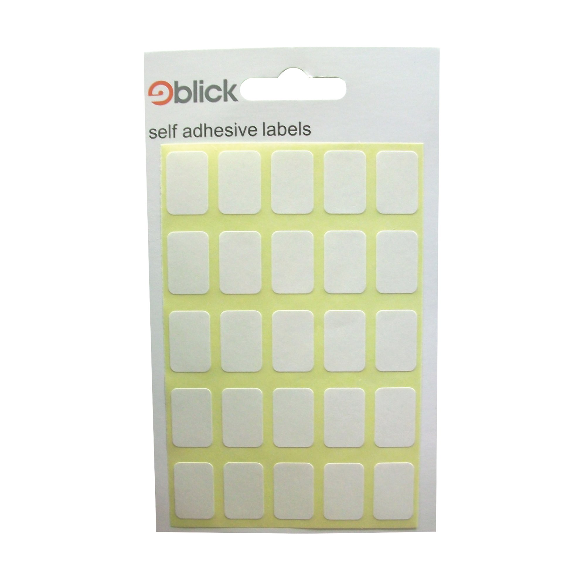 BLICK LABEL BAG 12X18 WHT PK175