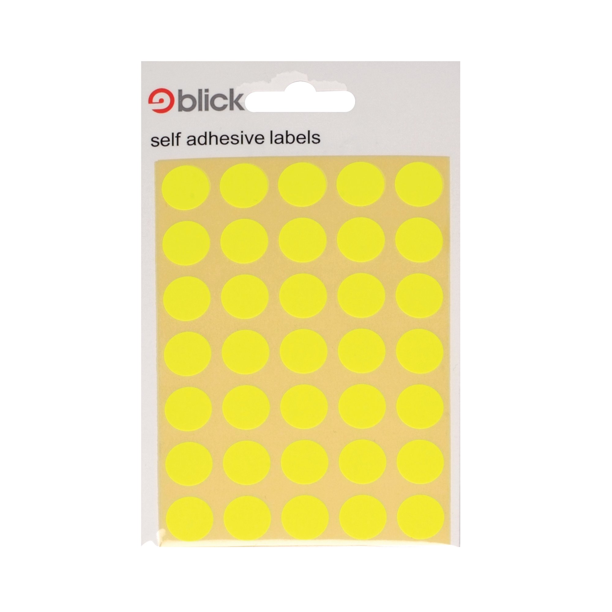 BLICK FLORSCENT LBLS 13MM YLW P2800