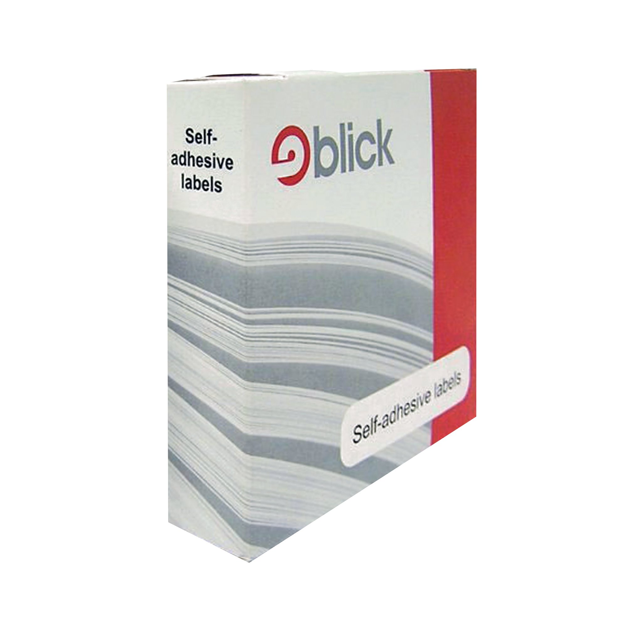 BLICK DISP LABEL 25X50 WHT PK400