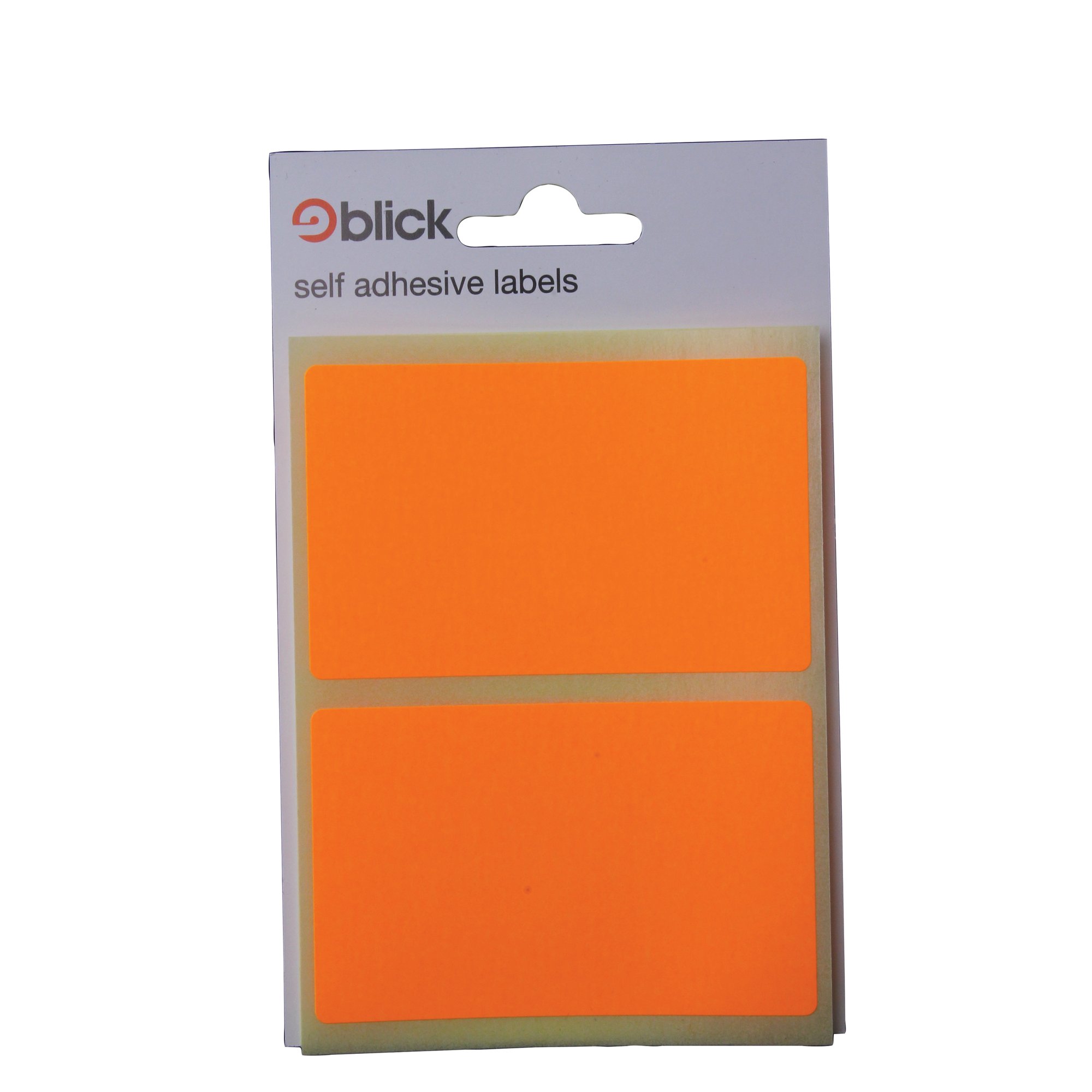 BLICK FLRSCNT LBLS 50X80MM ORGE P160