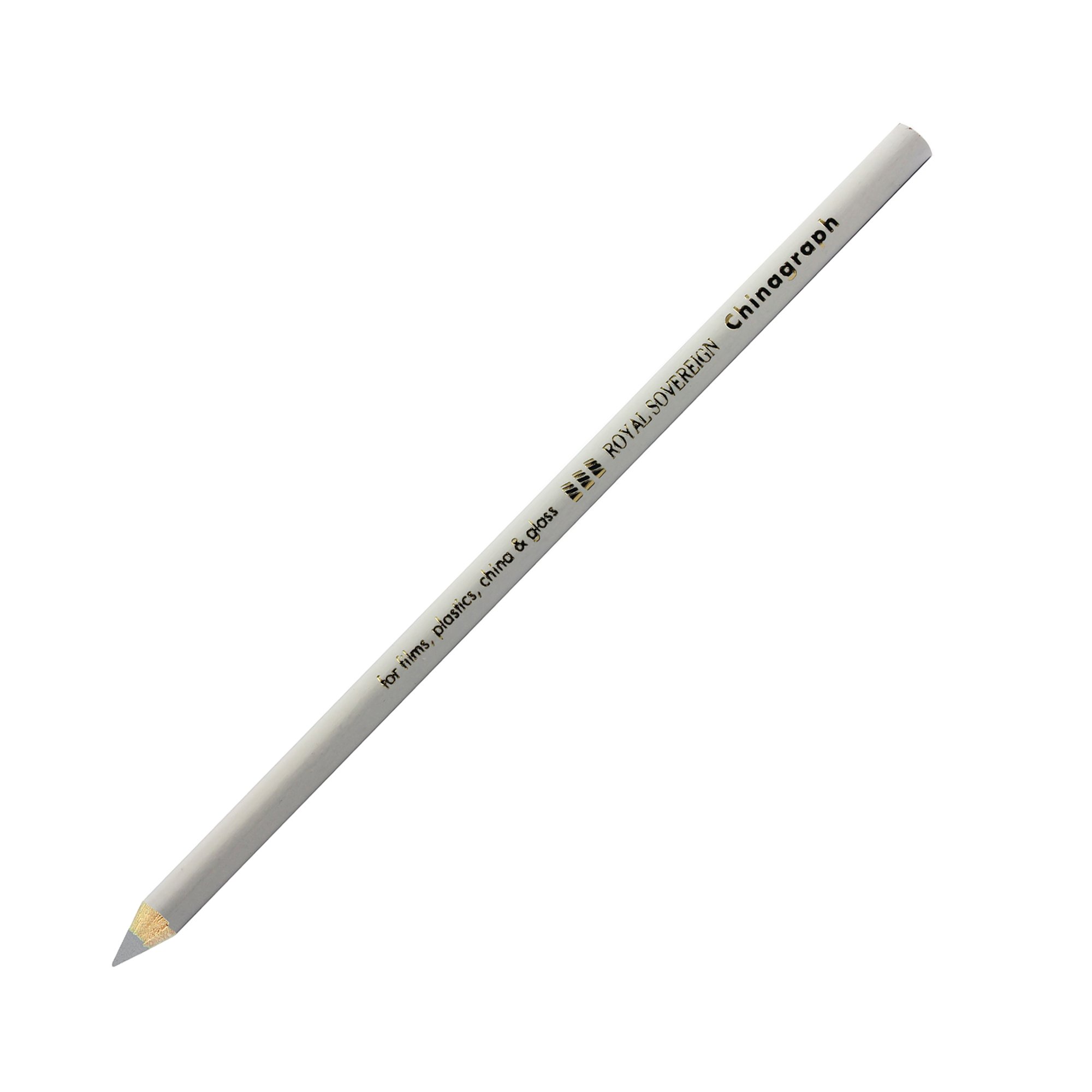 ROYAL SOV CHINAGRAPH PENCIL WHT PK12
