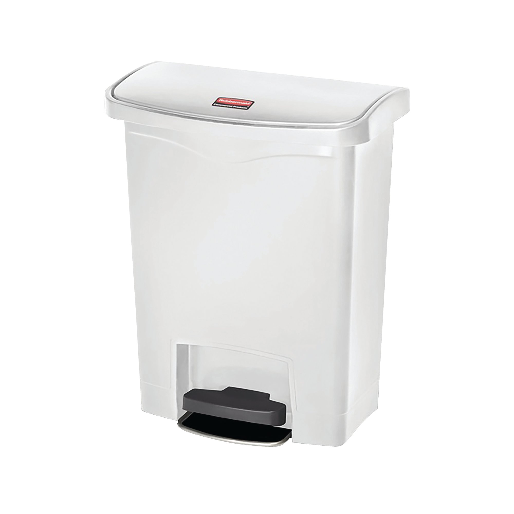 RUBBERMAID SLIMJIM PEDAL BIN 30L WHT