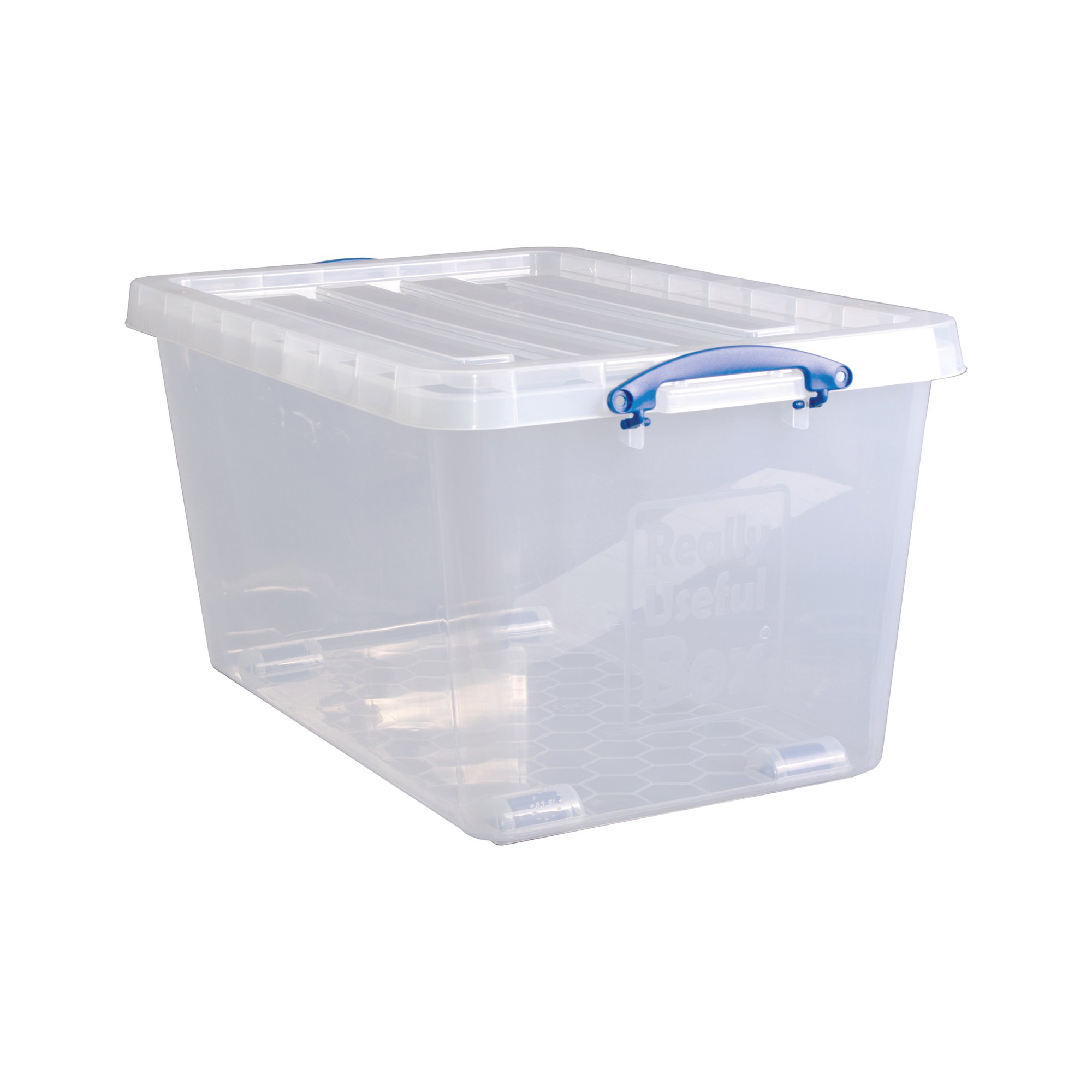 WHEELED BOX 83.5 LITRE CLR PK3